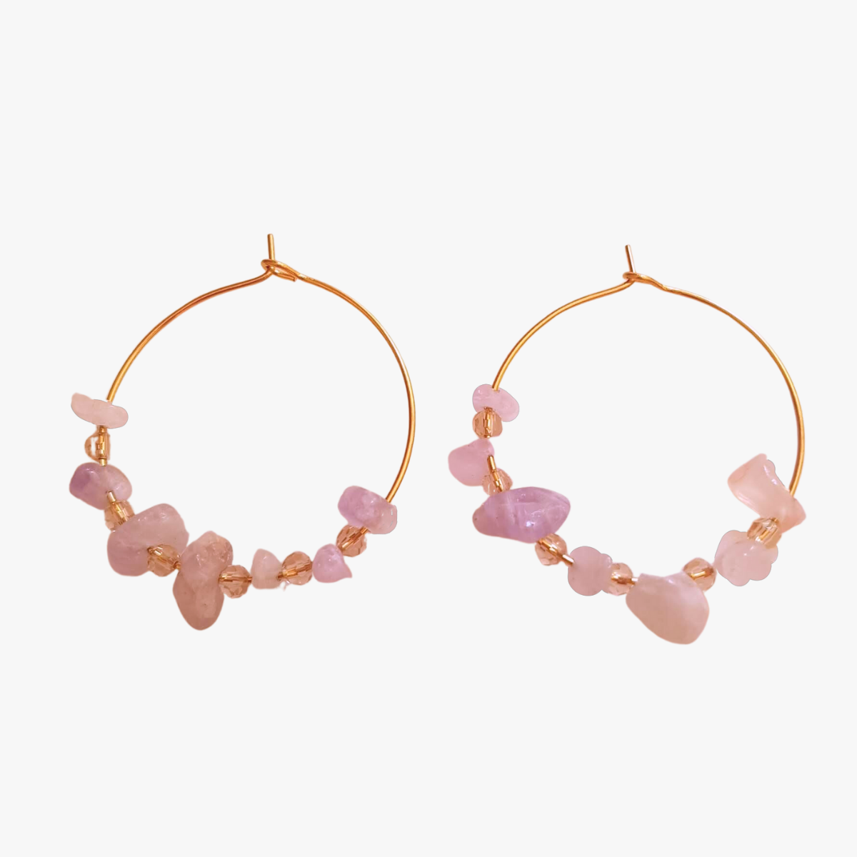 Amethyst earrings GINANDGER Blue