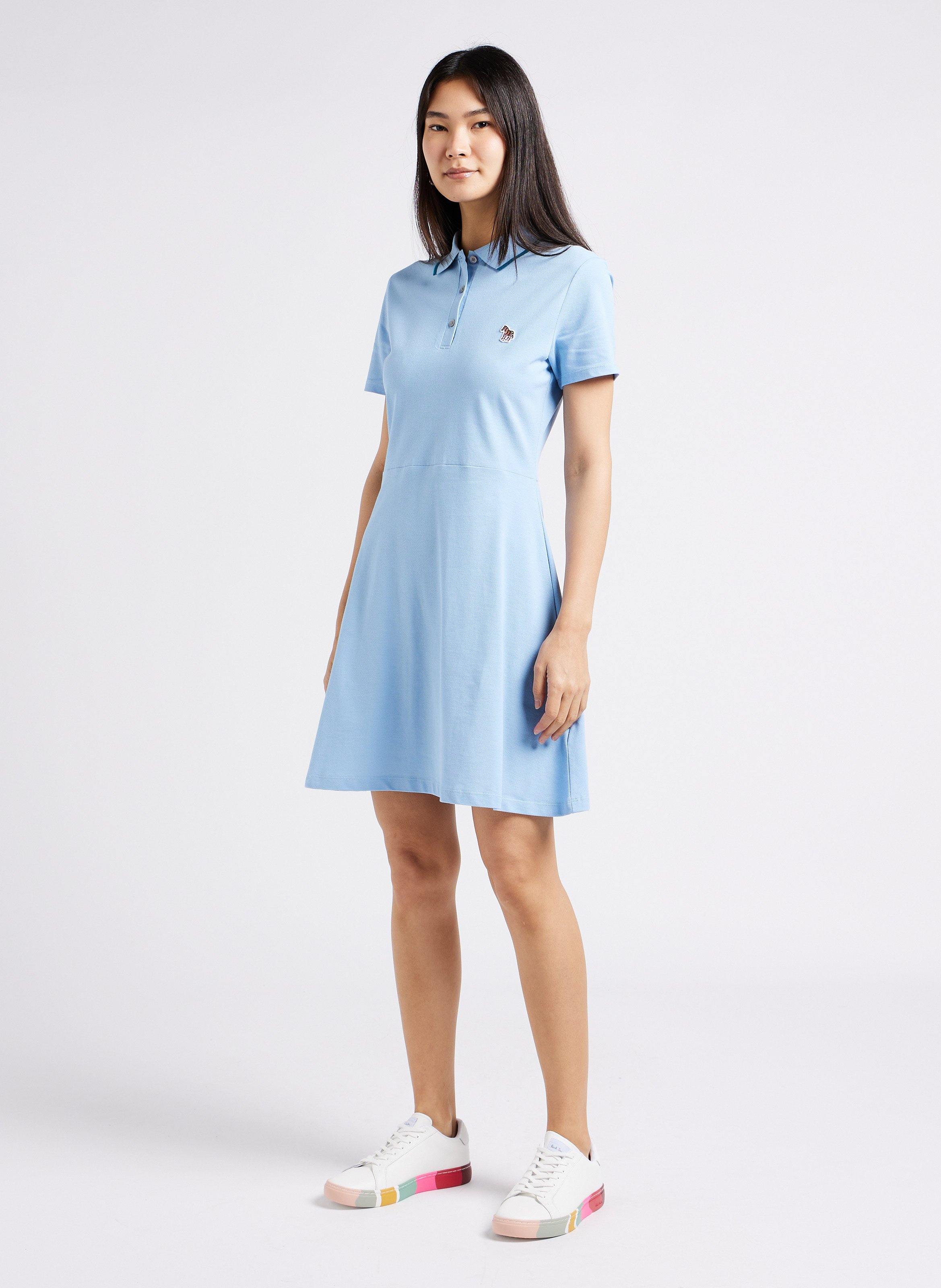 Short cotton polo dress PAUL SMITH Blue