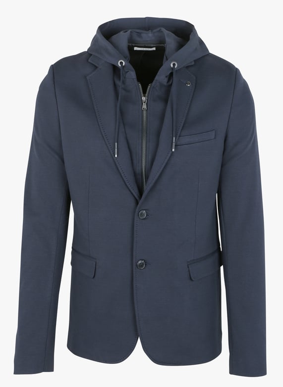 Blazer mit abnehmbarer weste Blau Ikks Herren Place des Tendances