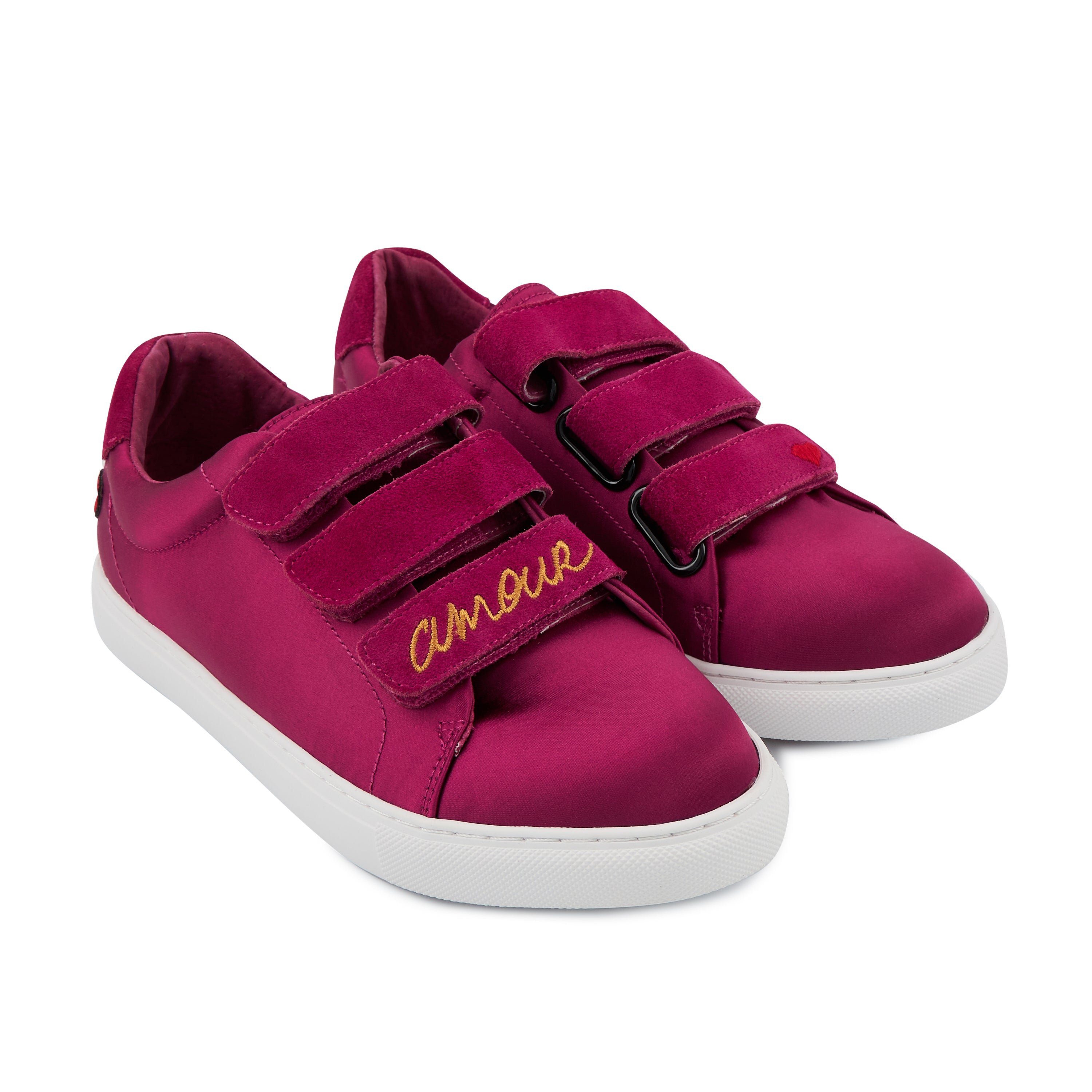 Jimmy leather sneakers BONS BAISERS PARIS Pink