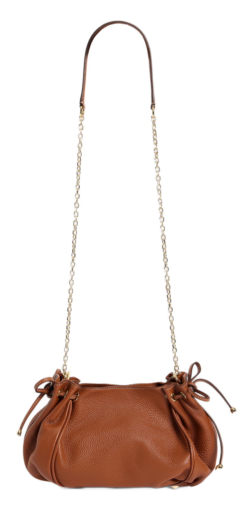 Sac bandoulière mini en cuir GERARD DAREL Marron