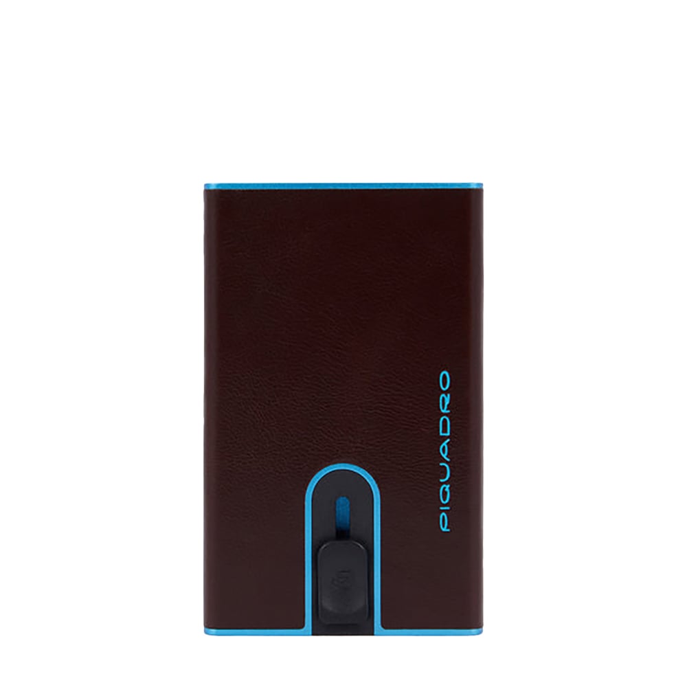 - 100% leather, - 6 cardholder slots, - 1 central compartment, - Size: L10 x H7 cm. PIQUADRO