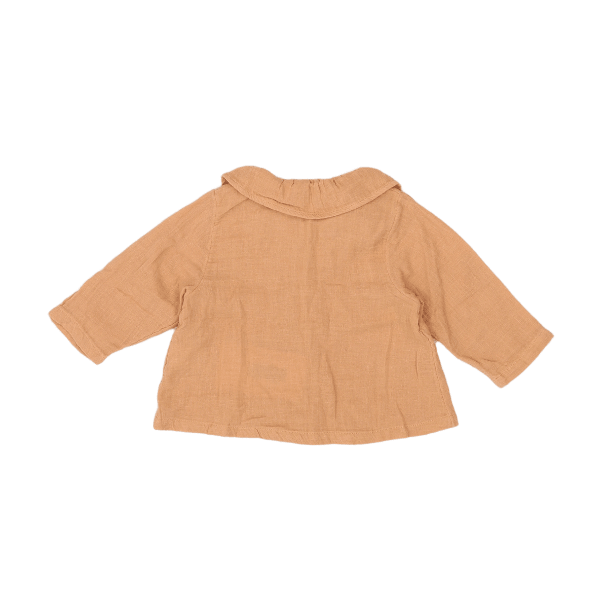 Orange Baby Blouse - 12 months PETIT BATEAU - Seconde Main Orange