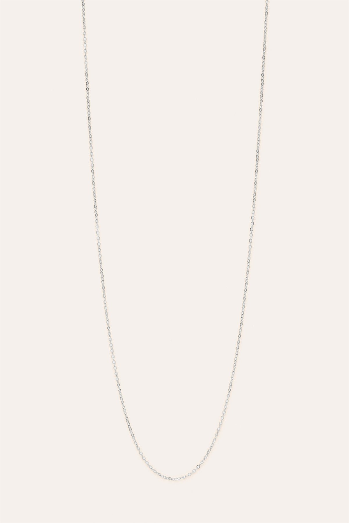 Long fine silver necklace YAY Silver