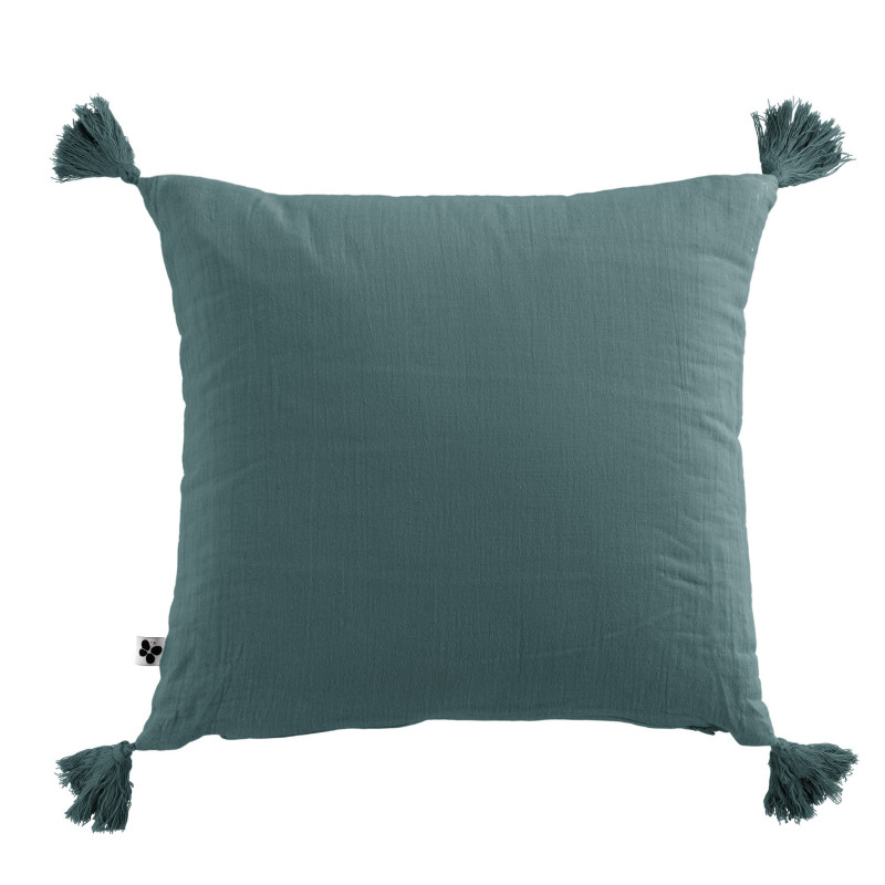 Removable decorative cushion 100% cotton L'EFFET PAPILLON