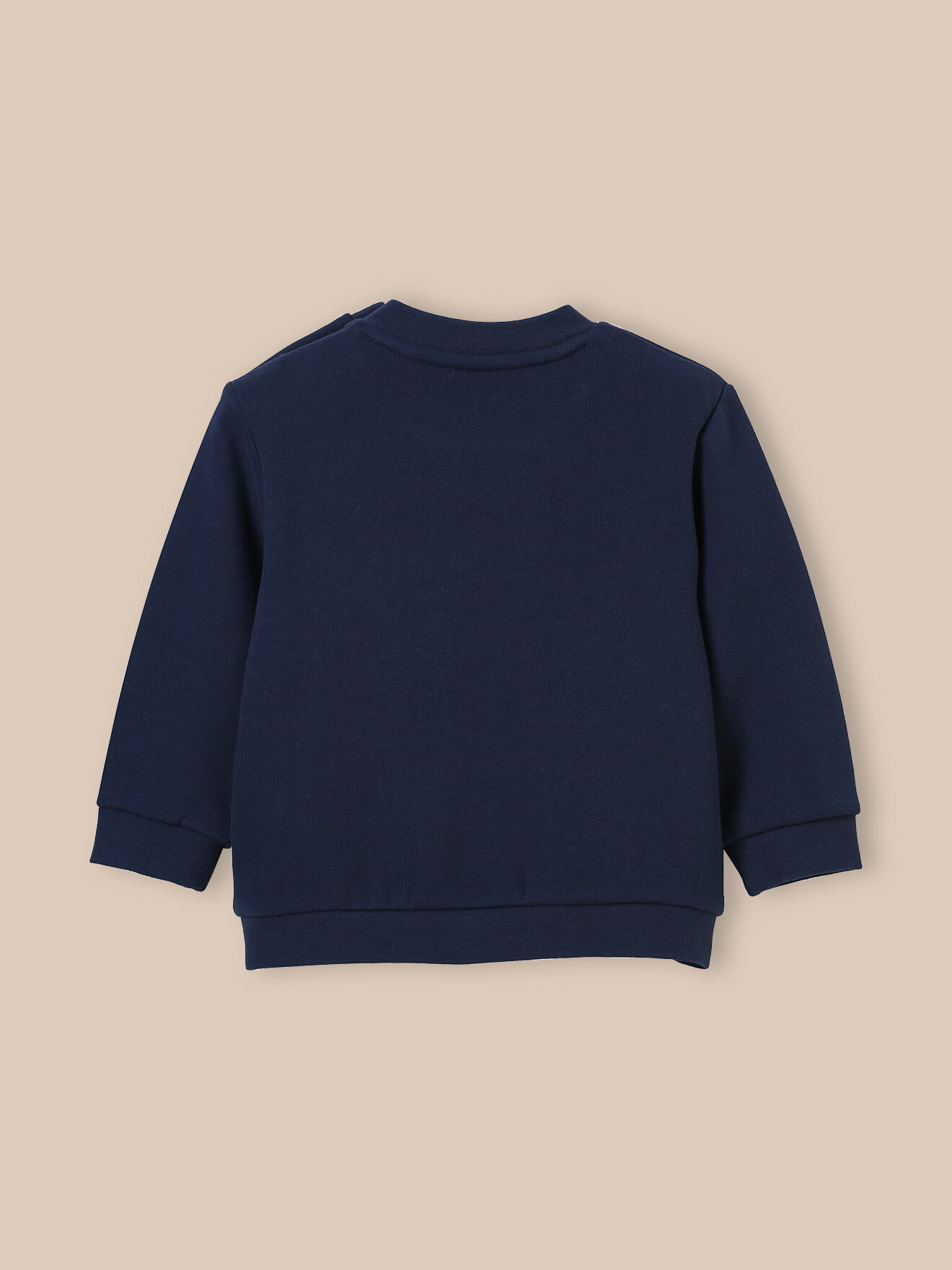 Organic cotton "hello" sweatshirt CYRILLUS Blue