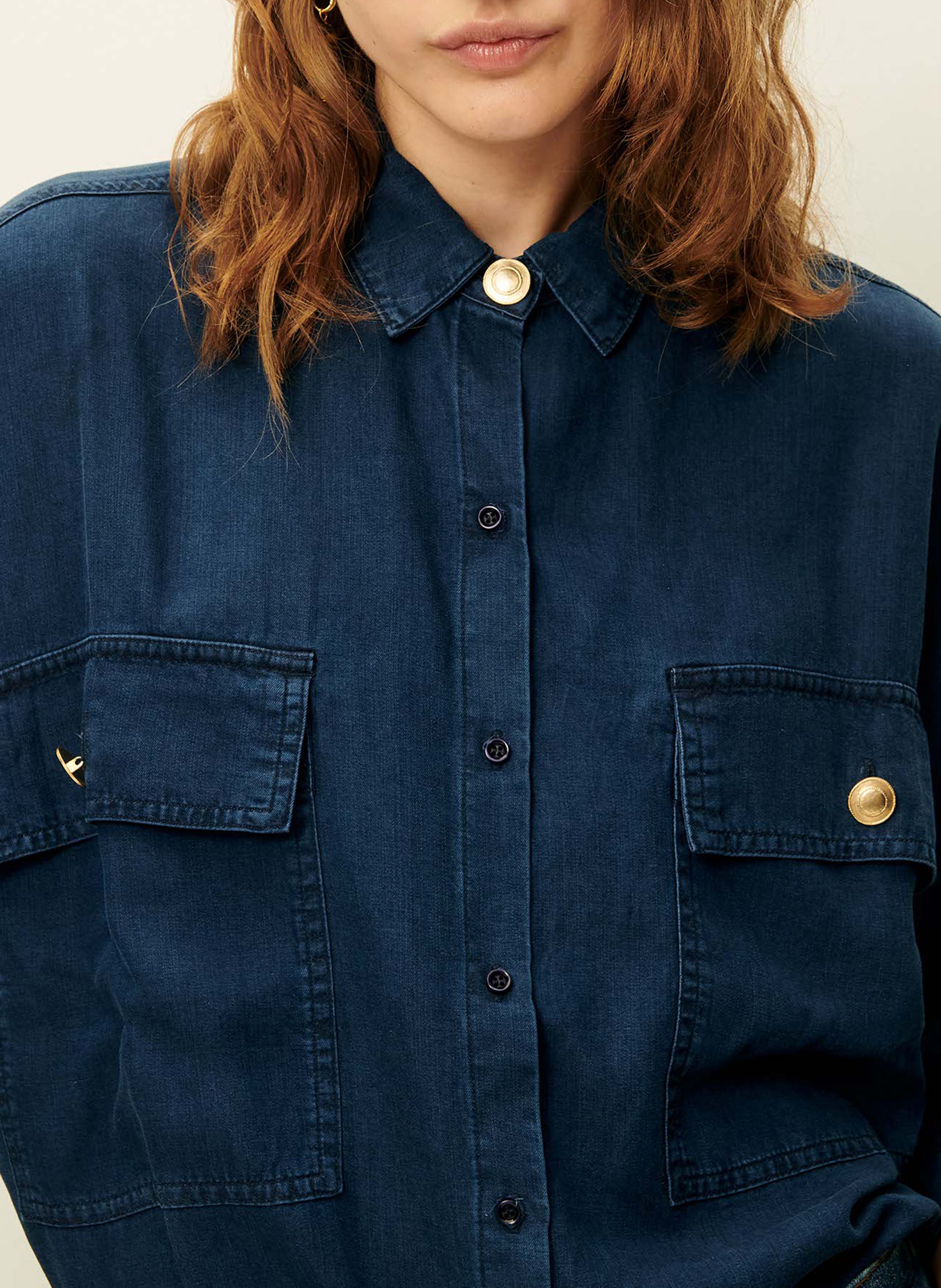 Chemise droite SESSUN Bleu