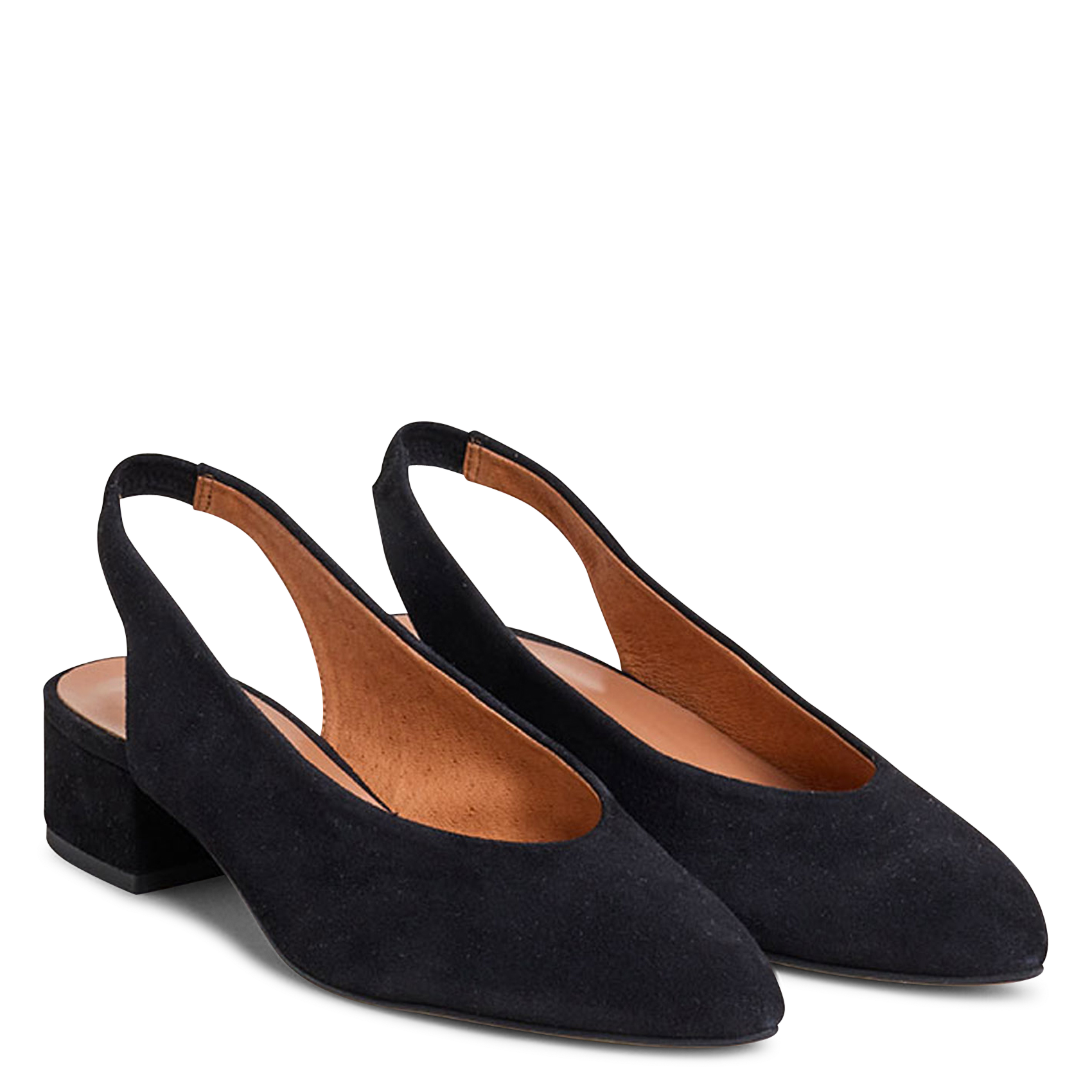 Ballerines en cuir velours JONAK Noir