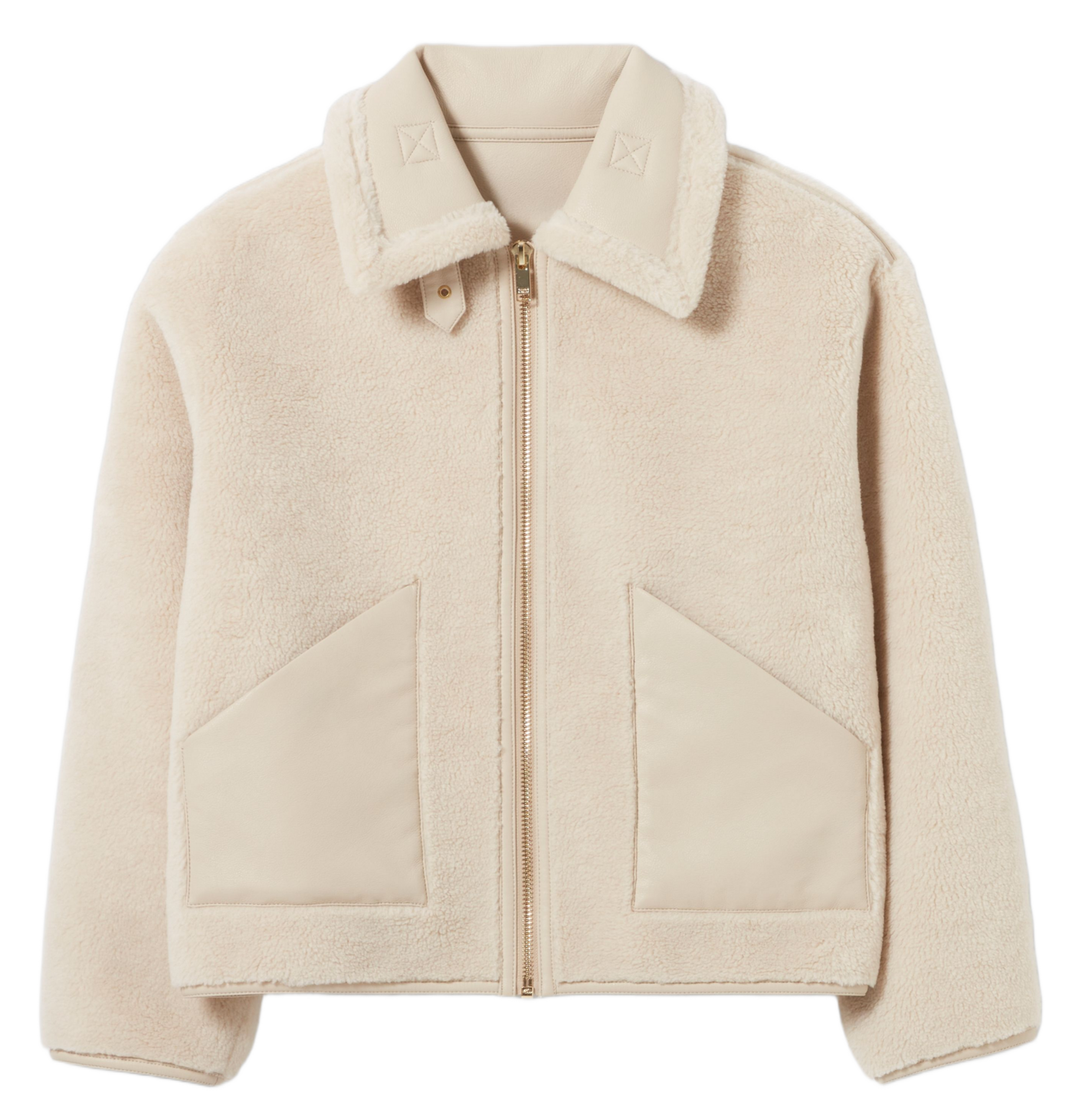 Veste oversize col montant CLAUDIE PIERLOT Beige