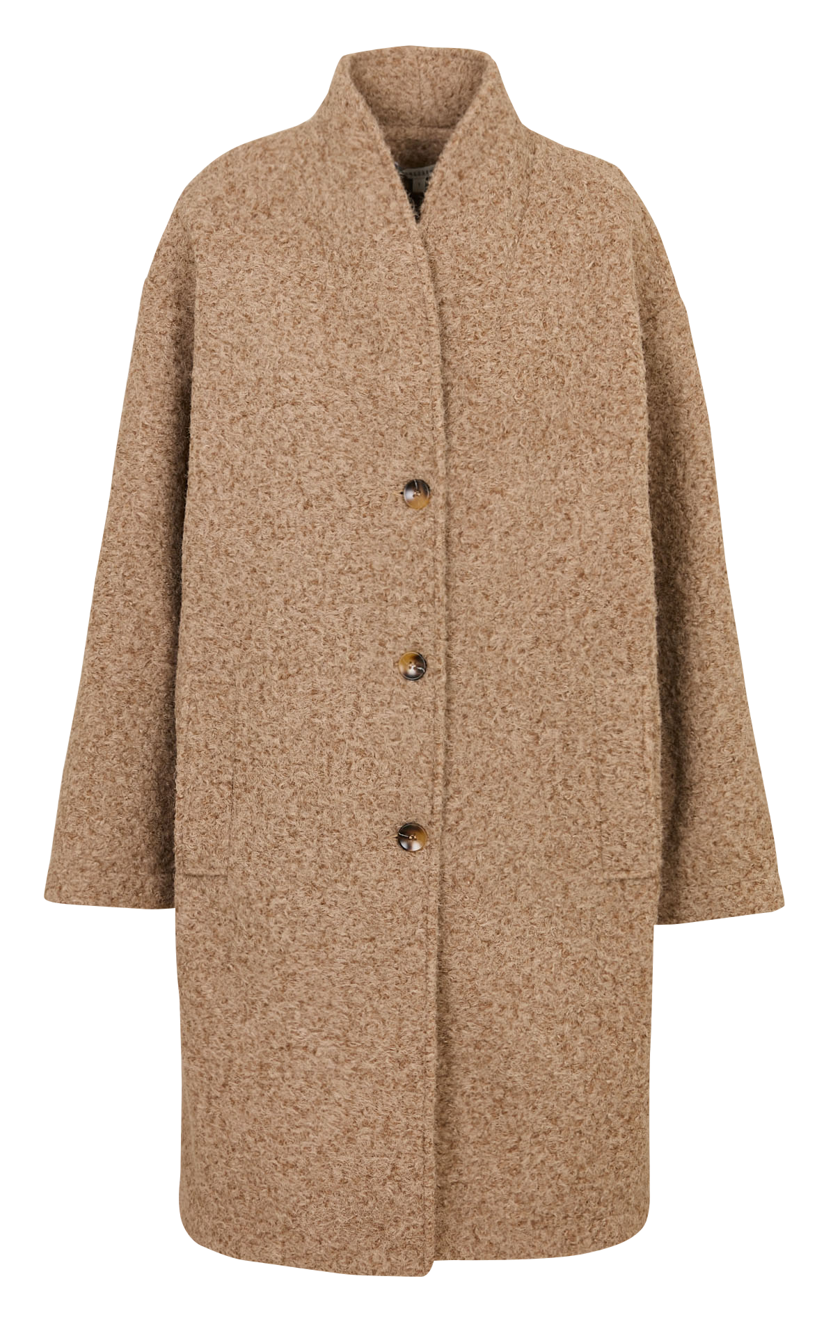 Manteau col montant HUMILITY Beige
