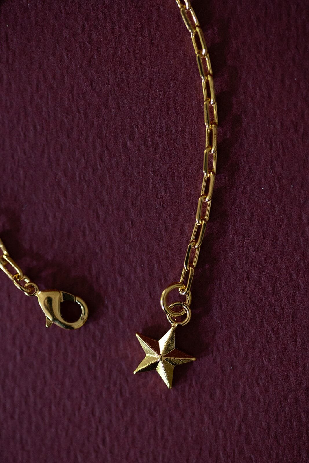 Gold-plated star bracelet MONSIEUR SIMONE Golden
