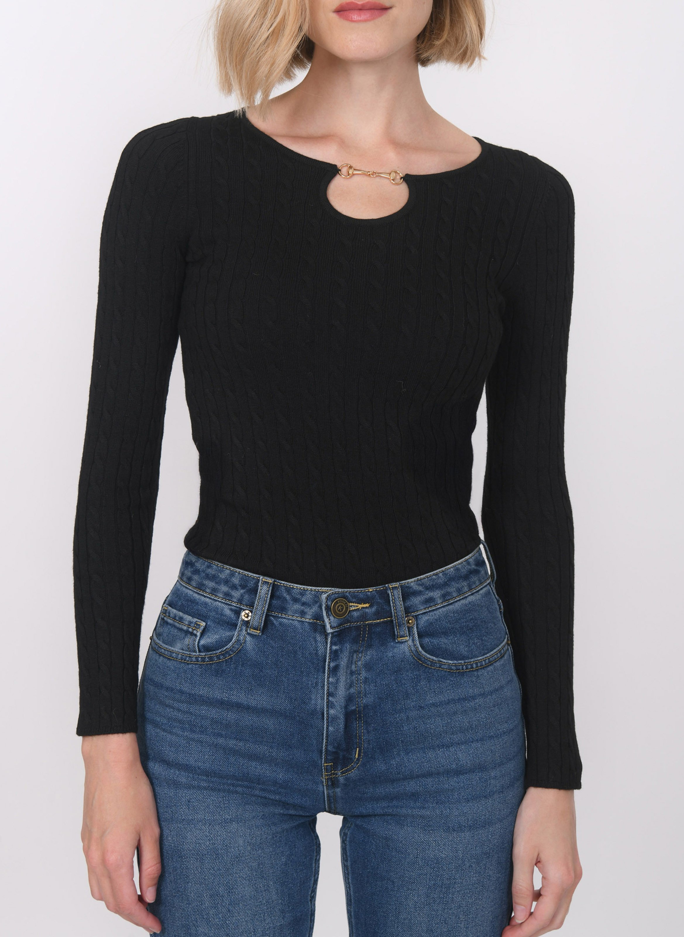 Pull col bateau  KOOKAI Noir
