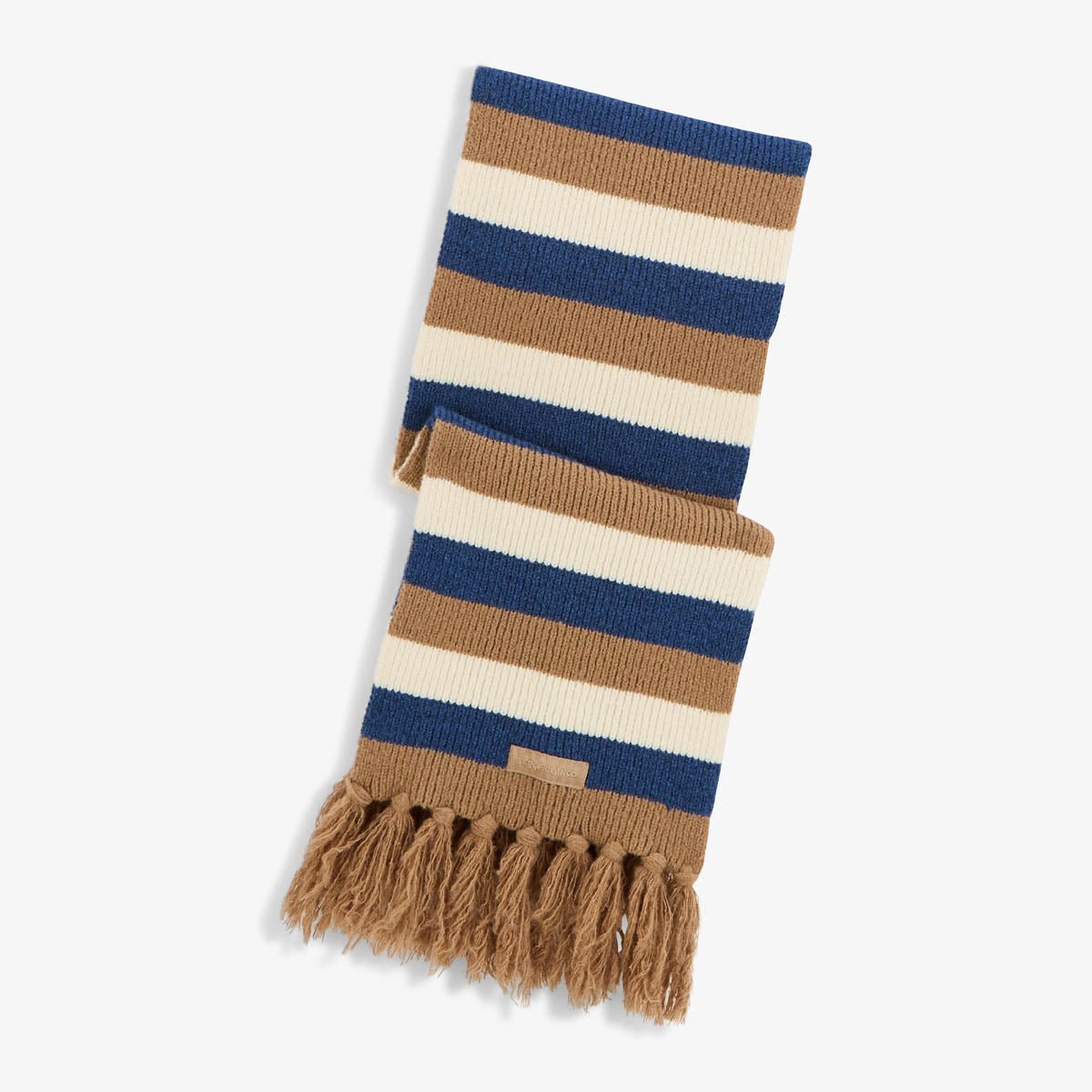 Striped scarf SERGE BLANCO White