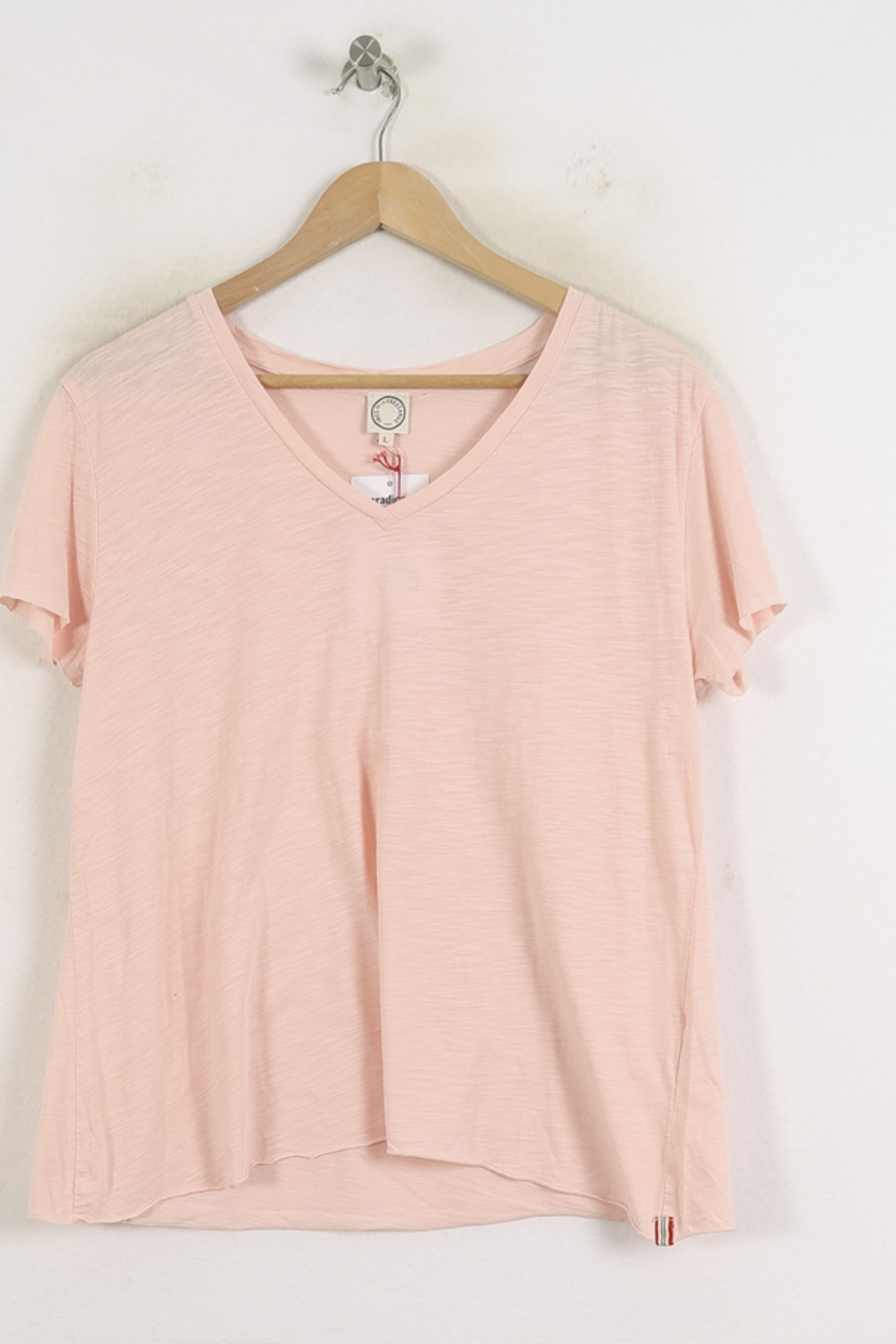 Tommy Badge T-shirt INES DE LA FRESSANGE - Seconde main Pink