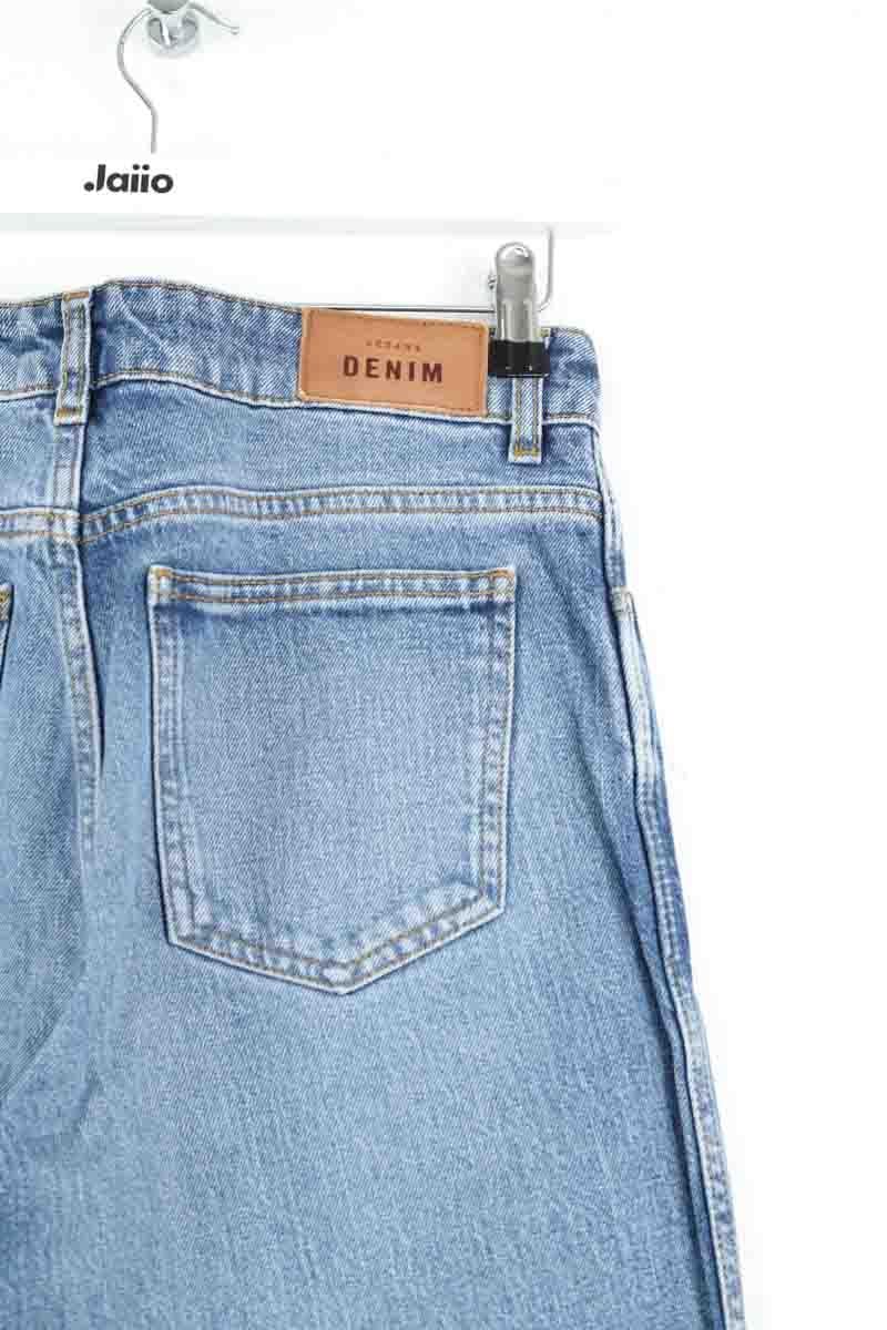 - Straight-leg jeans
- 5 pockets
- Straight cut
- Faded effect SEZANE - Seconde main Blue