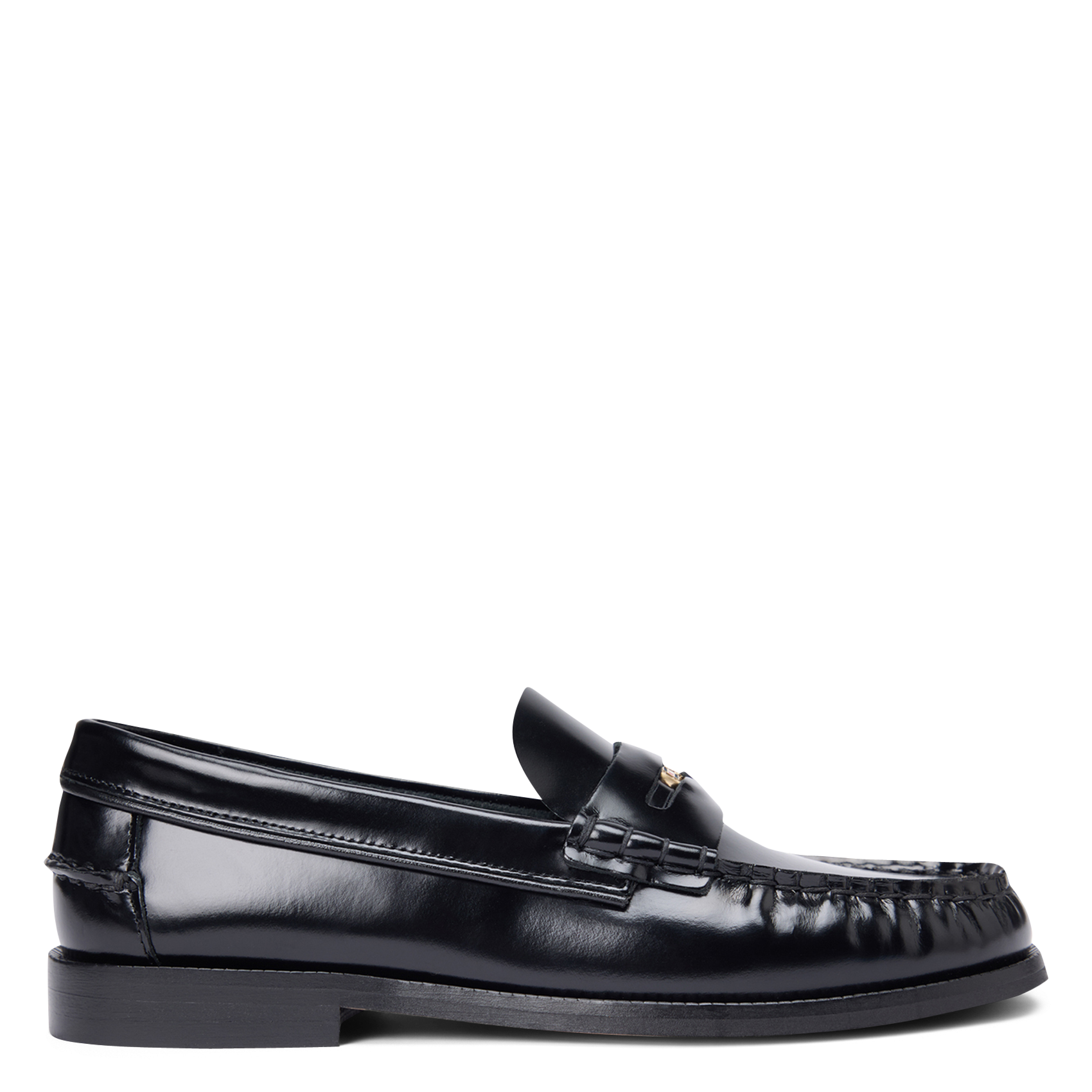 Mocassins en cuir TOMMY HILFIGER Noir