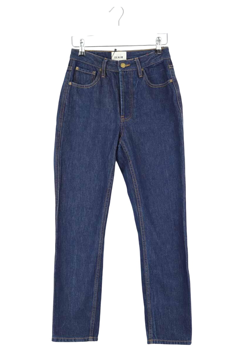 - Straight-leg jeans
- 5 pockets
- Straight cut
- Faded effect SEZANE - Seconde main Blue