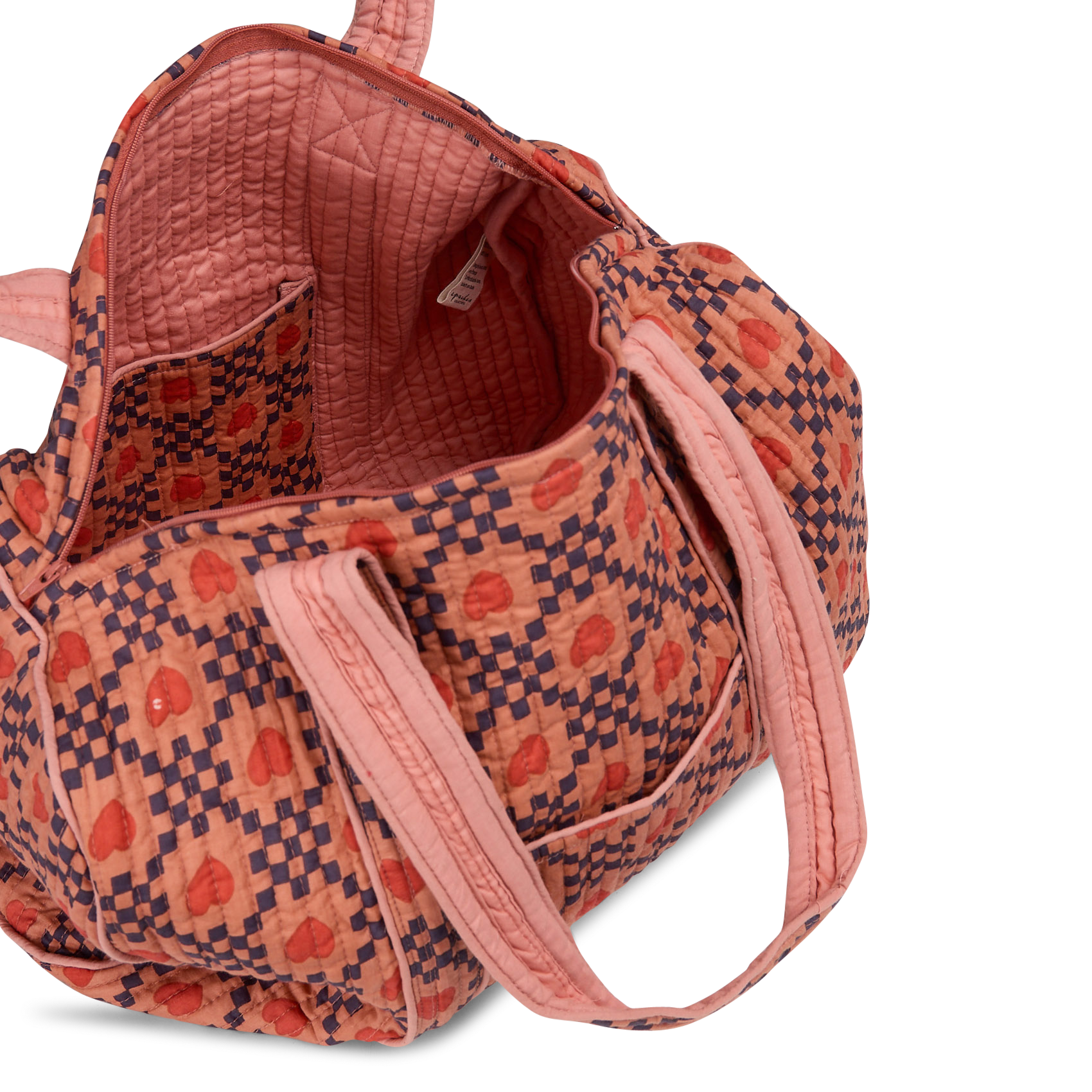 Printed cotton bag APACHES COLLECTIONS Orange