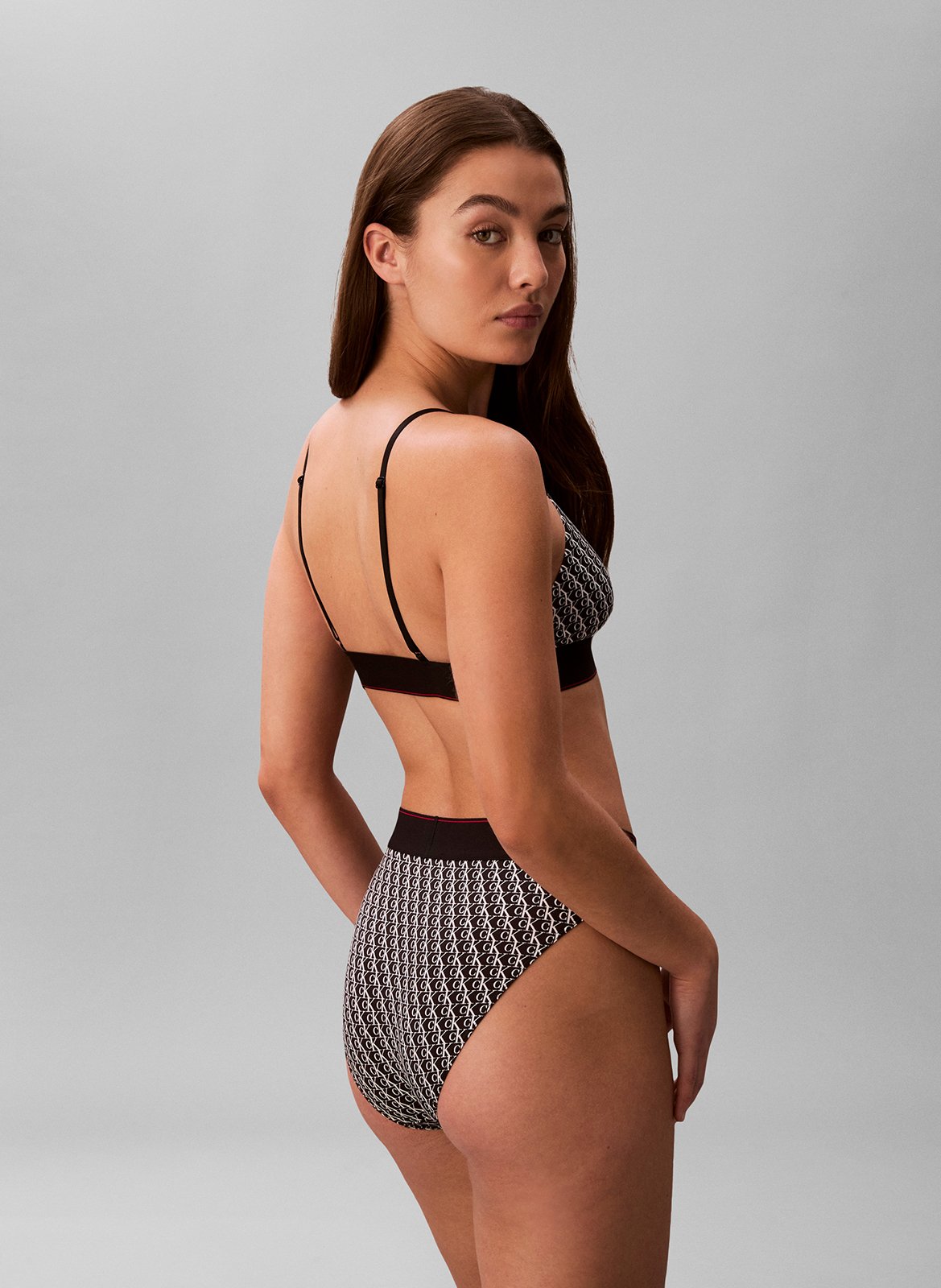 Culotte taille mi haute élastique CALVIN KLEIN UNDERWEAR Noir