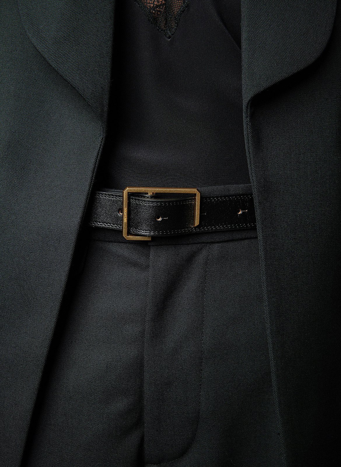 Smooth leather belt ZADIG&VOLTAIRE Black