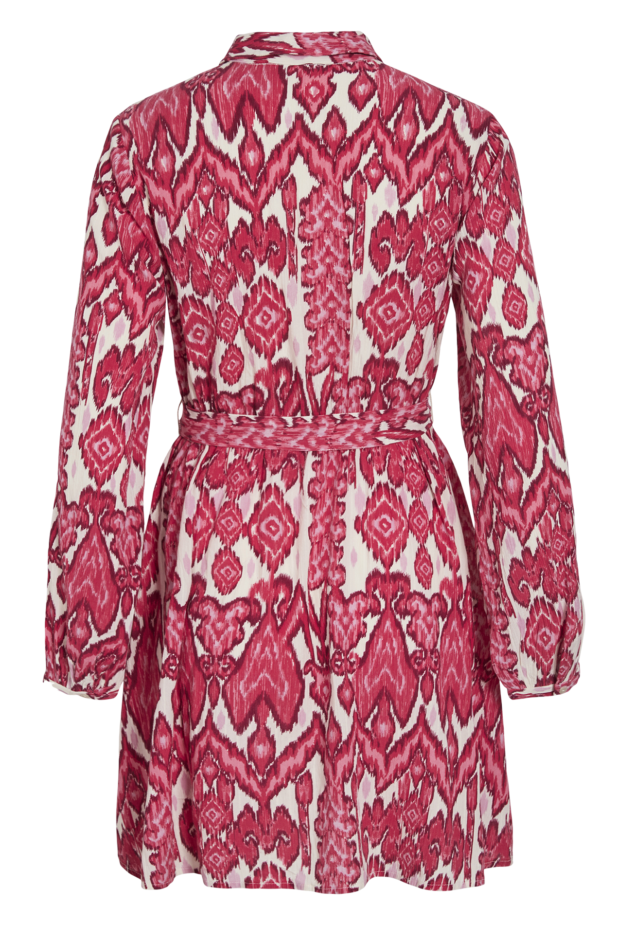 Robe courte col classique imprimé VILA Beige