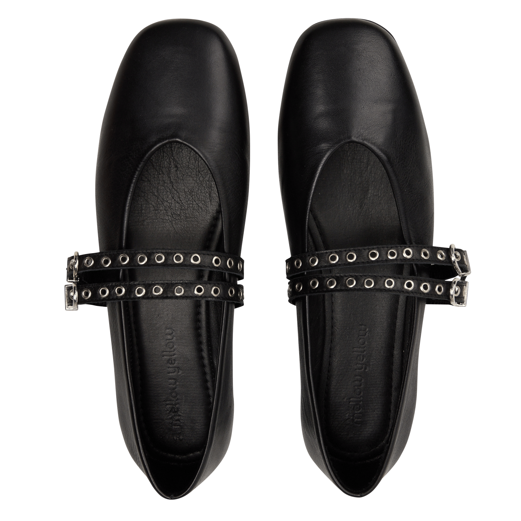 Ballerines en cuir MELLOW YELLOW Noir