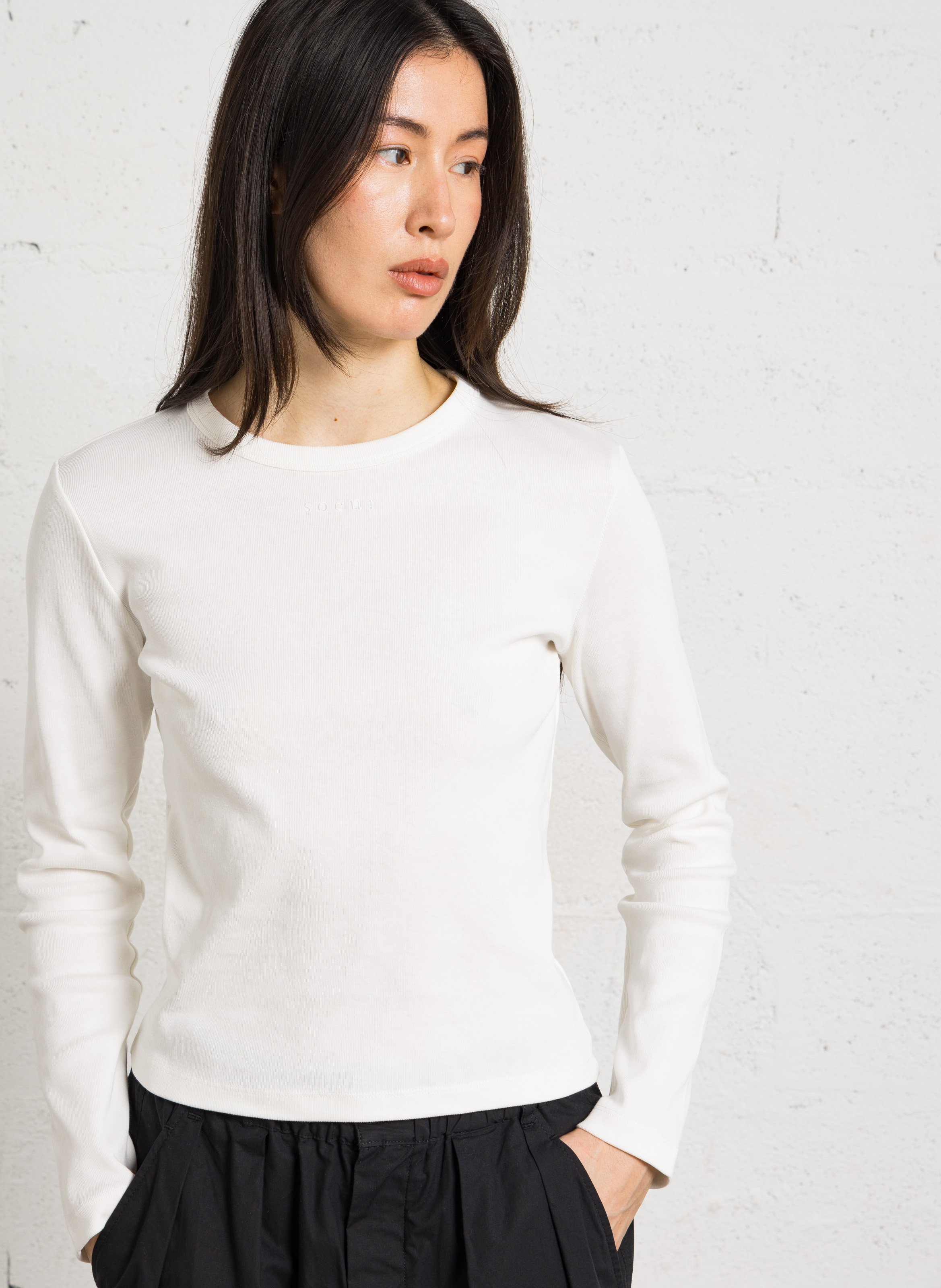 tee-shirt droit en coton bio SOEUR