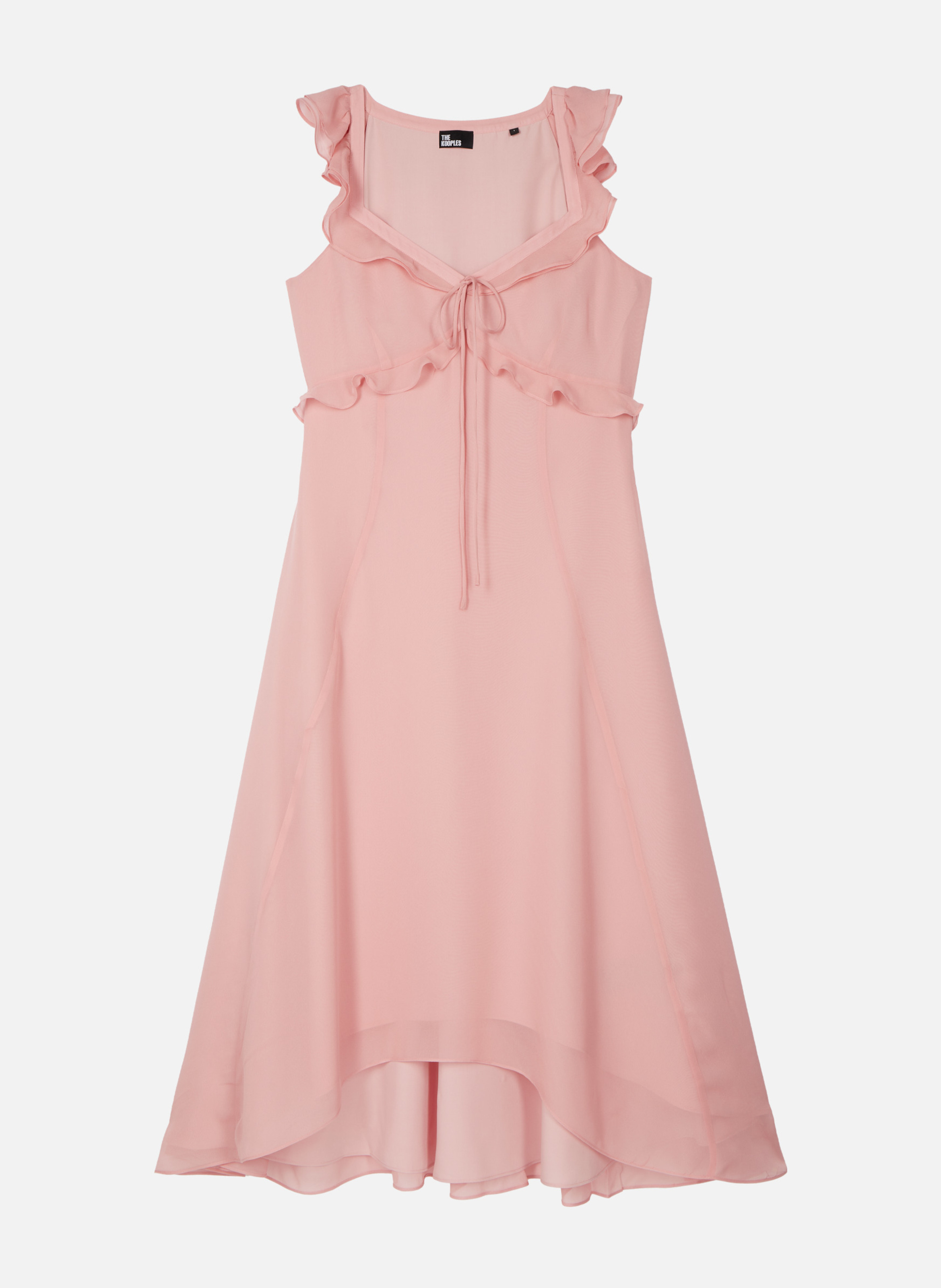 Robe longue volantée THE KOOPLES Rose