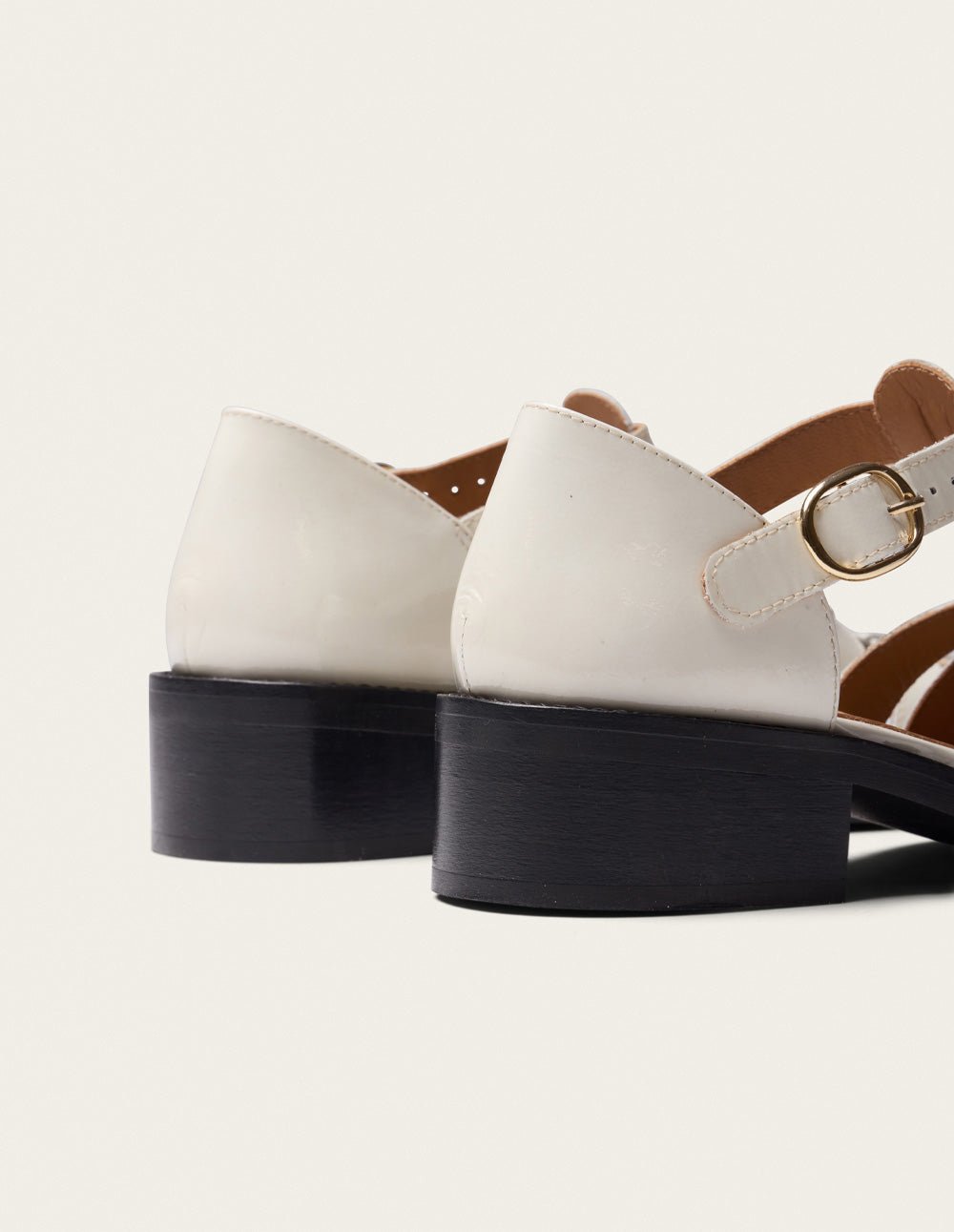 Heeled sandals ODAJE Beige