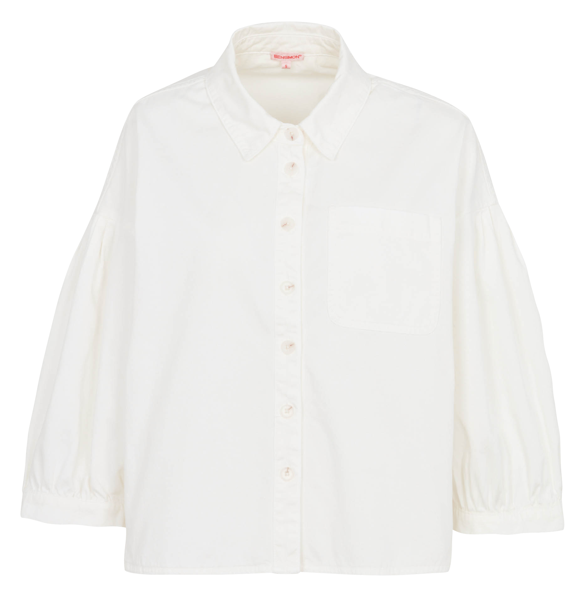 Loose-fit cotton shirt BENSIMON White