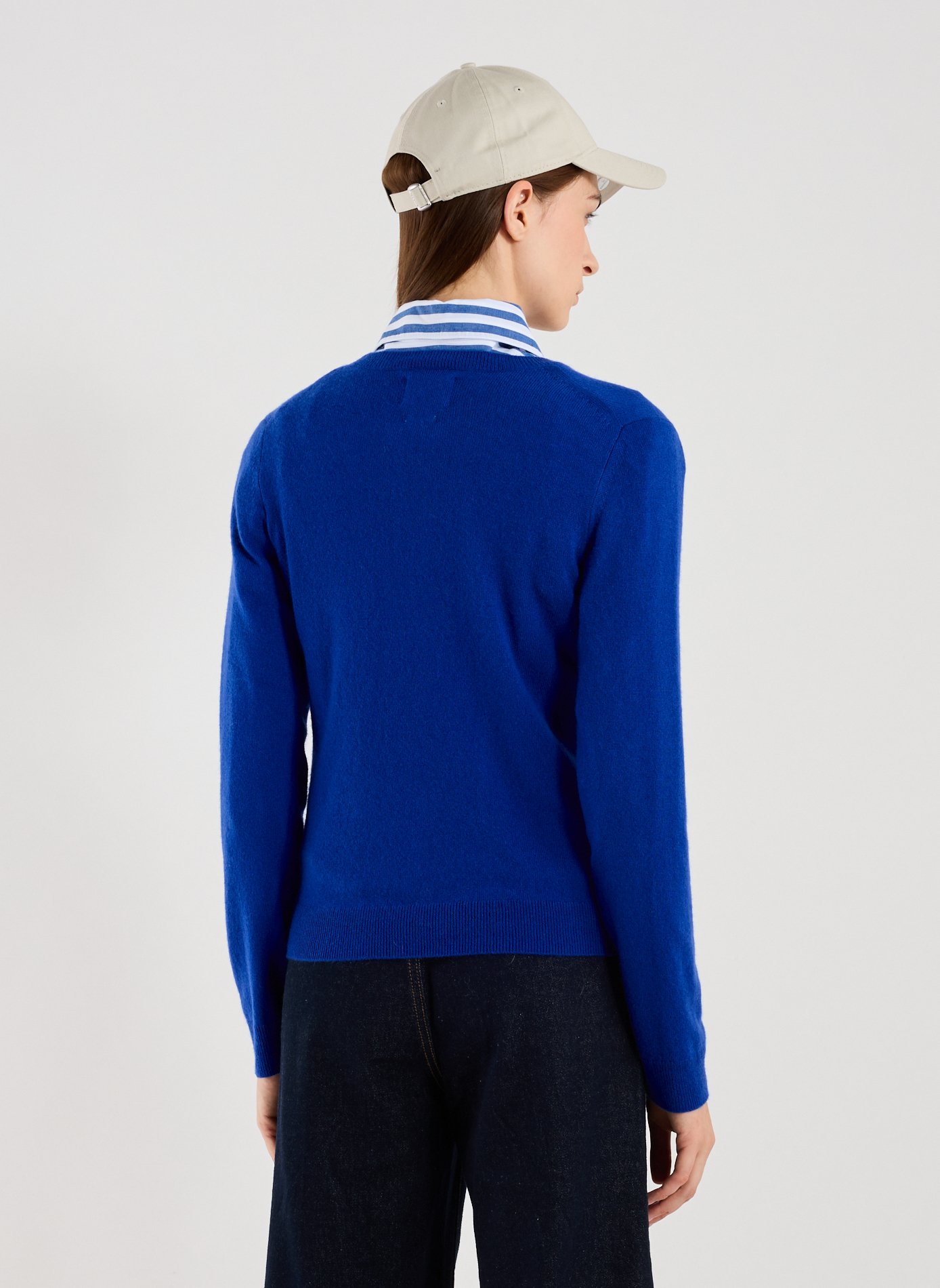 Cashmere sweater AU PRINTEMPS PARIS Blue