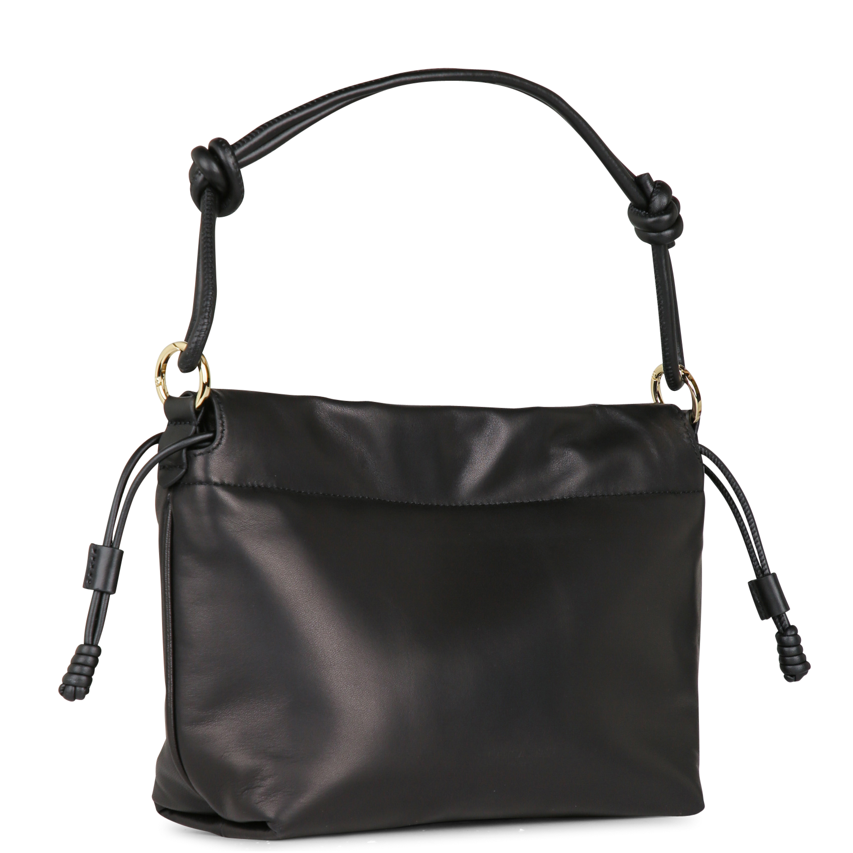 Sac porté épaule en cuir  LANCASTER PARIS Noir
