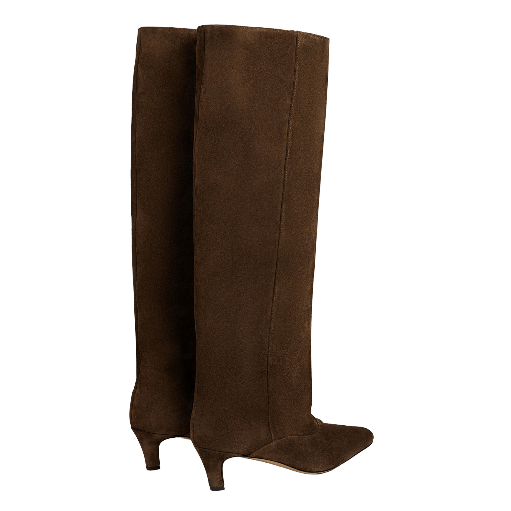 Bottes en cuir SANDRO Marron