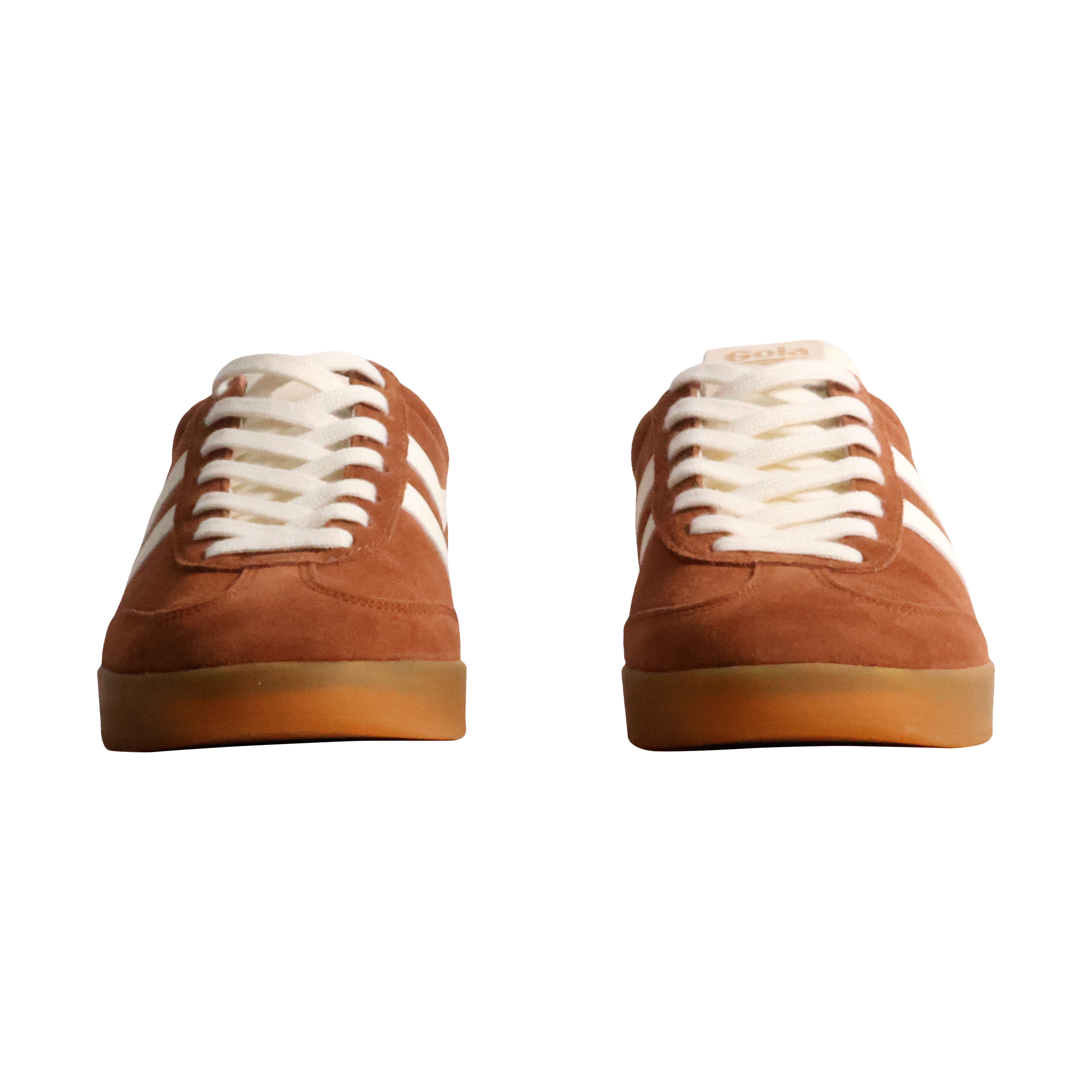 Buttermilk leather low-top sneaker with gum sole GOLA Multicolored