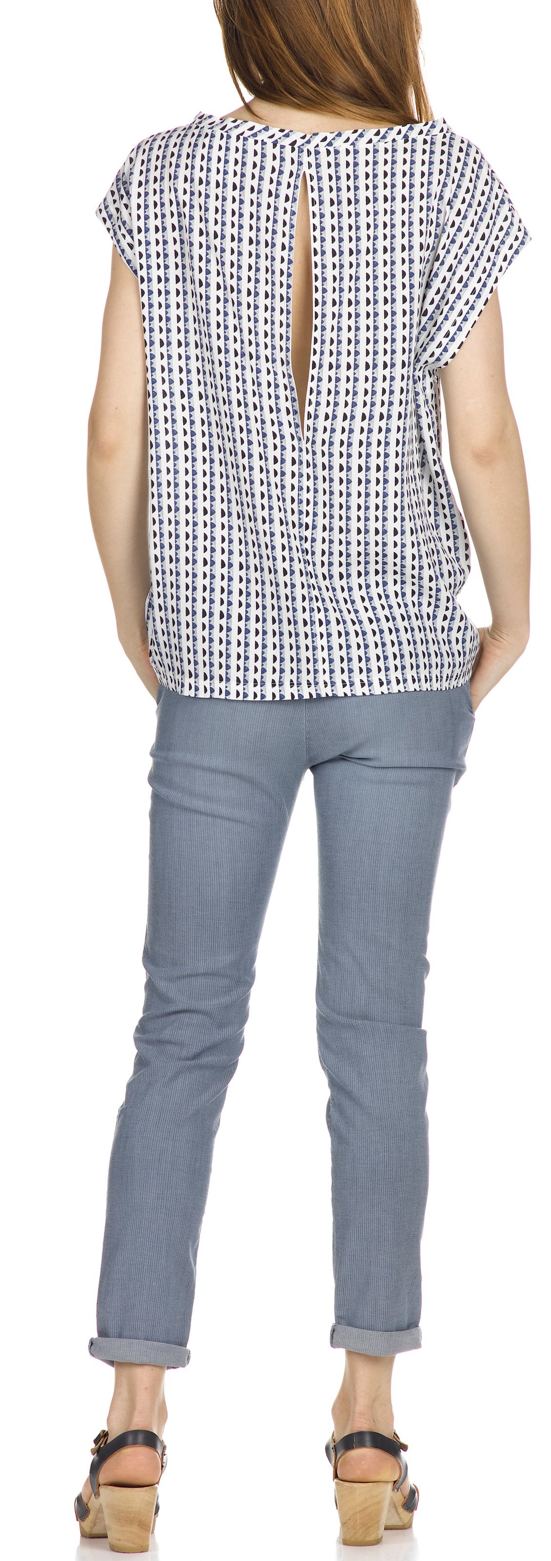 Top ample imprimé  ATTIC AND BARN Bleu