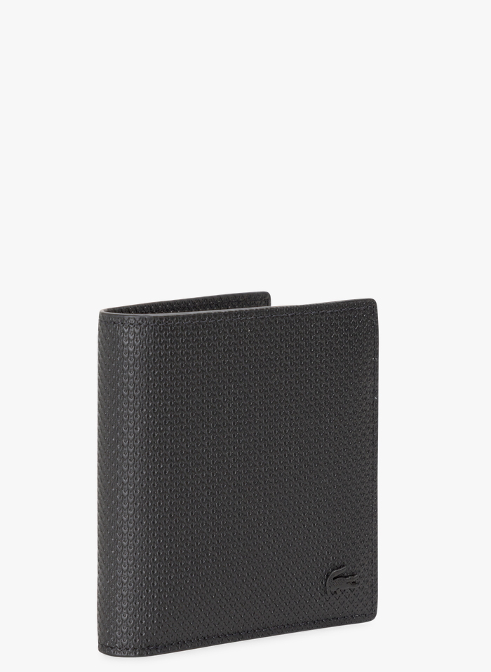 Leather Wallet Noir Lacoste - Men