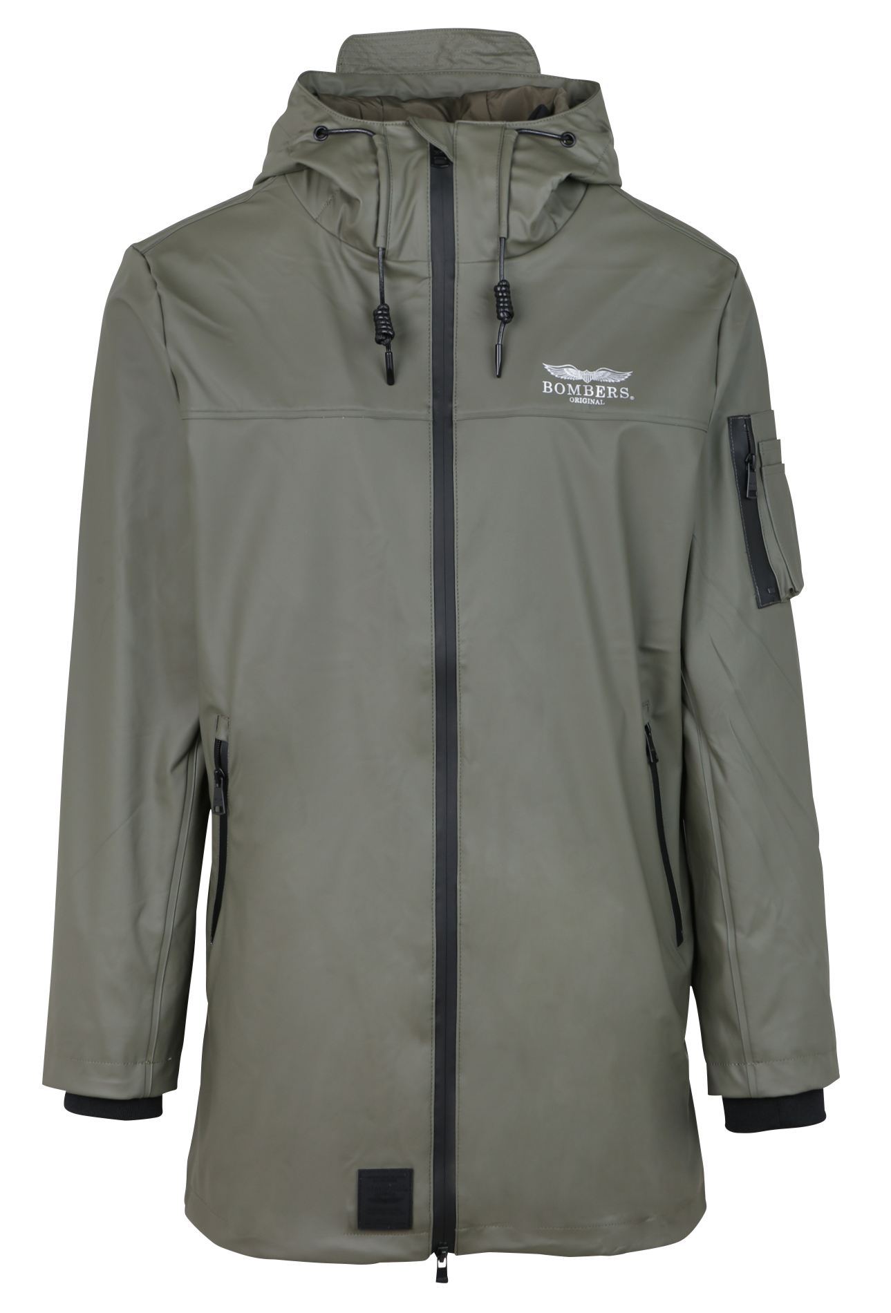 Imperméable à capuche BOMBERS ORIGINAL Kaki