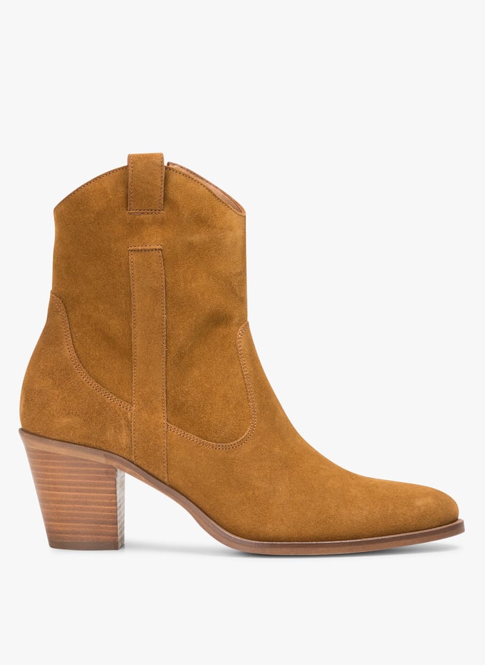 Camel mid calf best sale boots