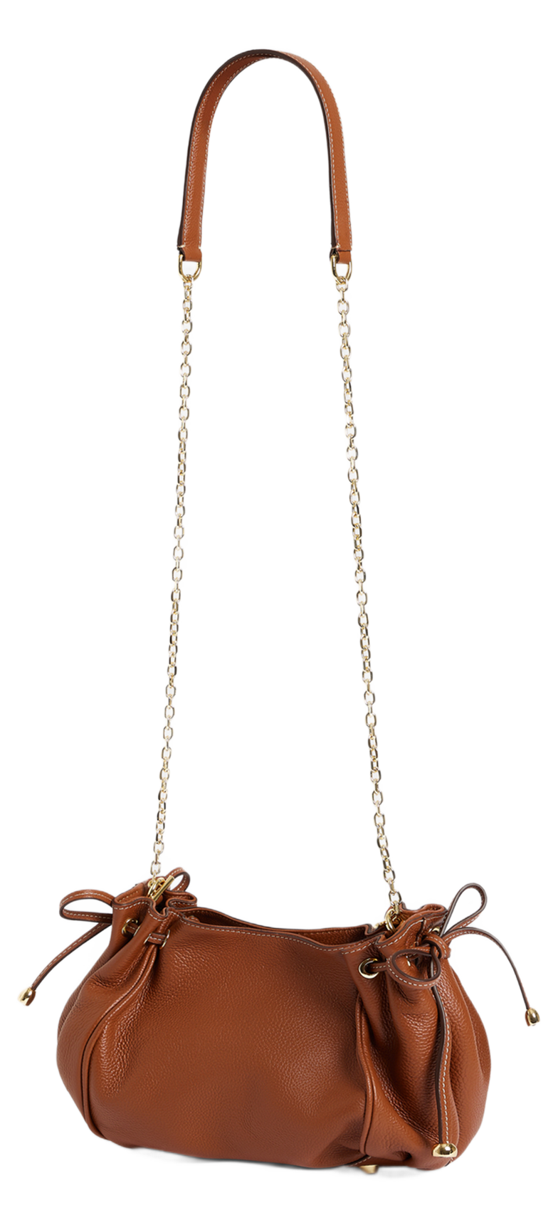 Sac bandoulière mini en cuir GERARD DAREL Marron