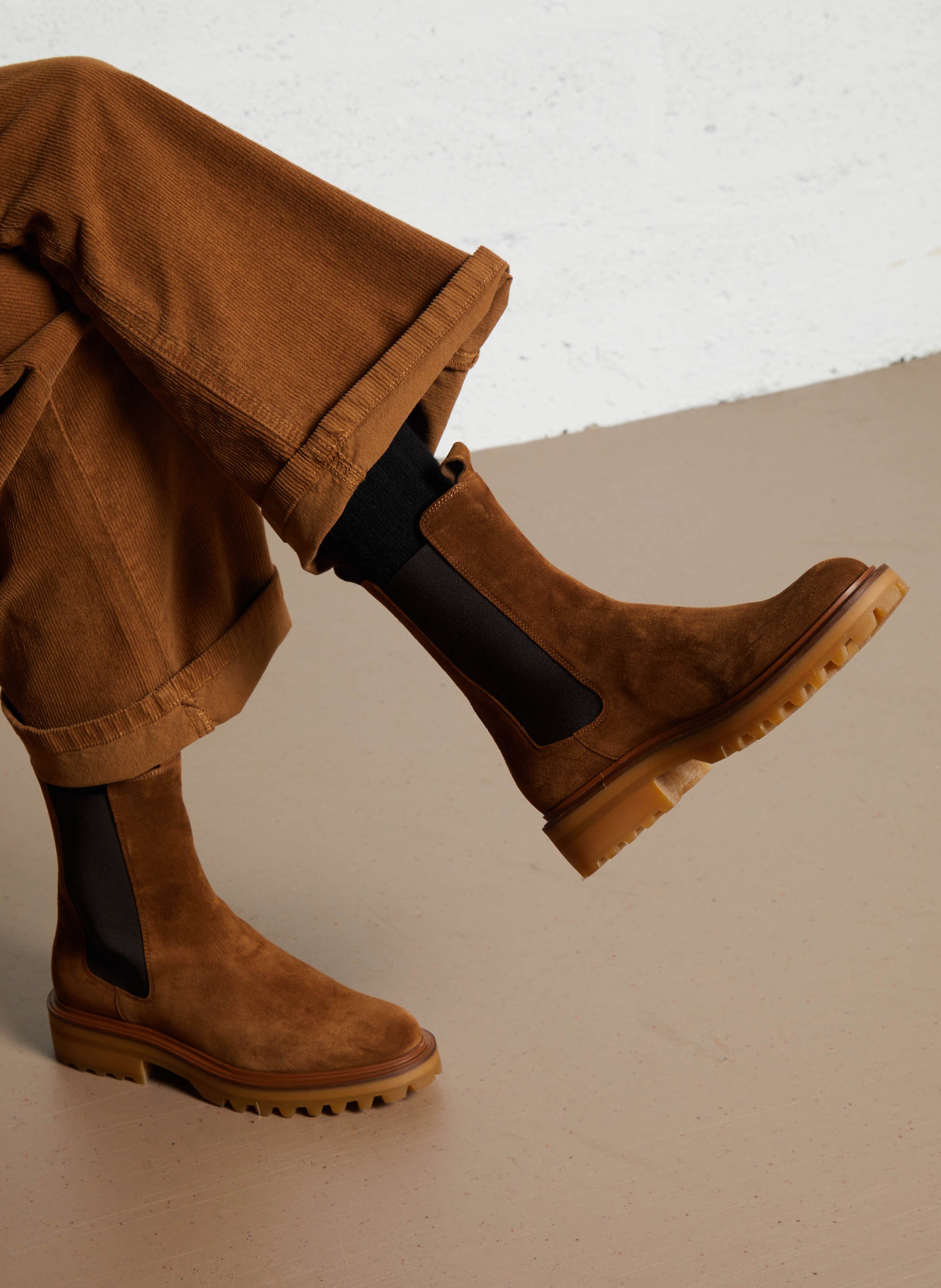 Bianca - Lederstiefeletten BILLI BI Braun