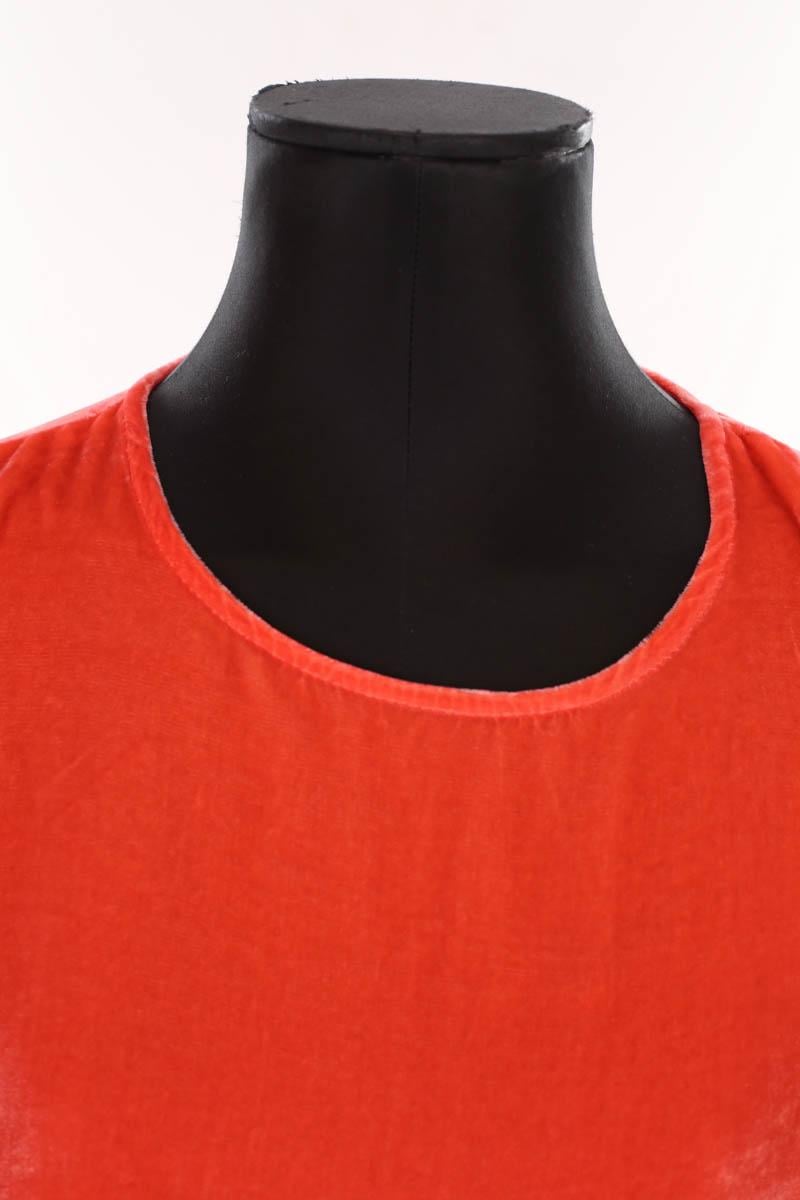 Velvet blouse SEZANE - Seconde main Orange
