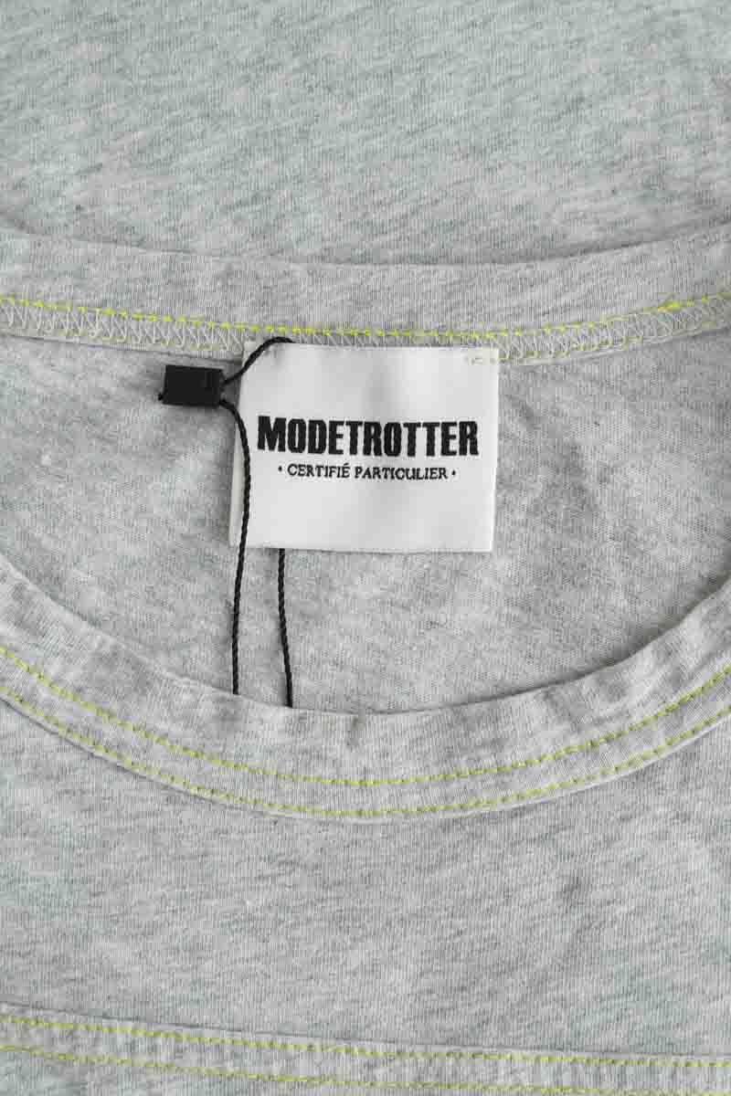 T-shirt en coton MODETROTTER - Seconde Main Gris