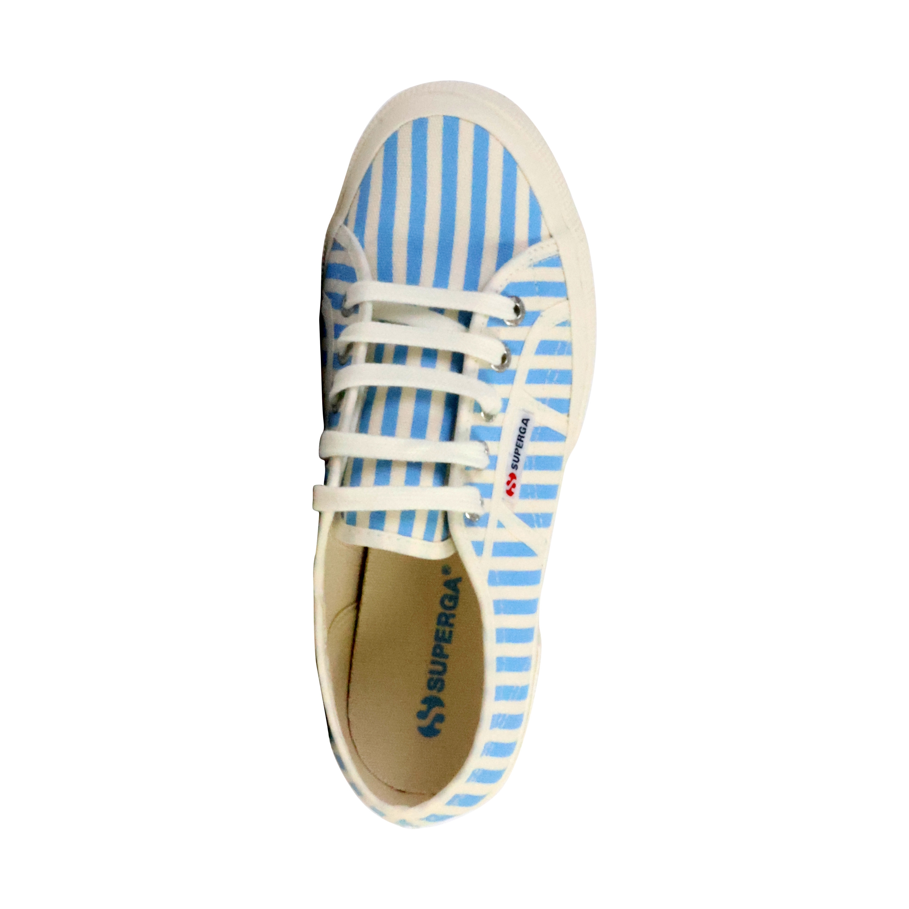 Superga Stripes Print Lace-Up Sneakers SUPERGA Blue