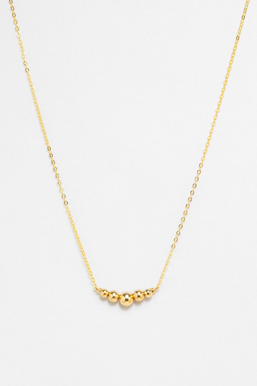 Necklace - gold YAY Golden