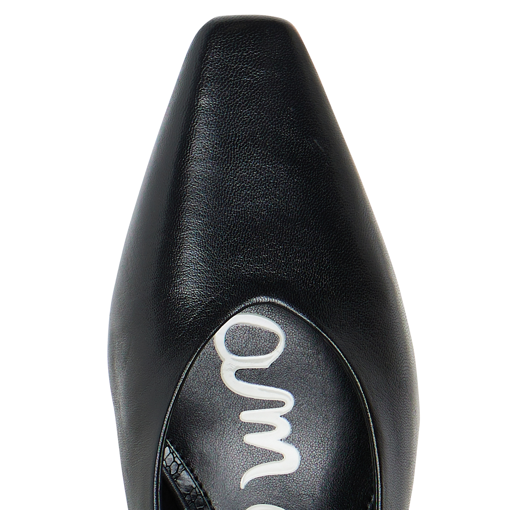 Leather slingbacks SAM EDELMAN Black