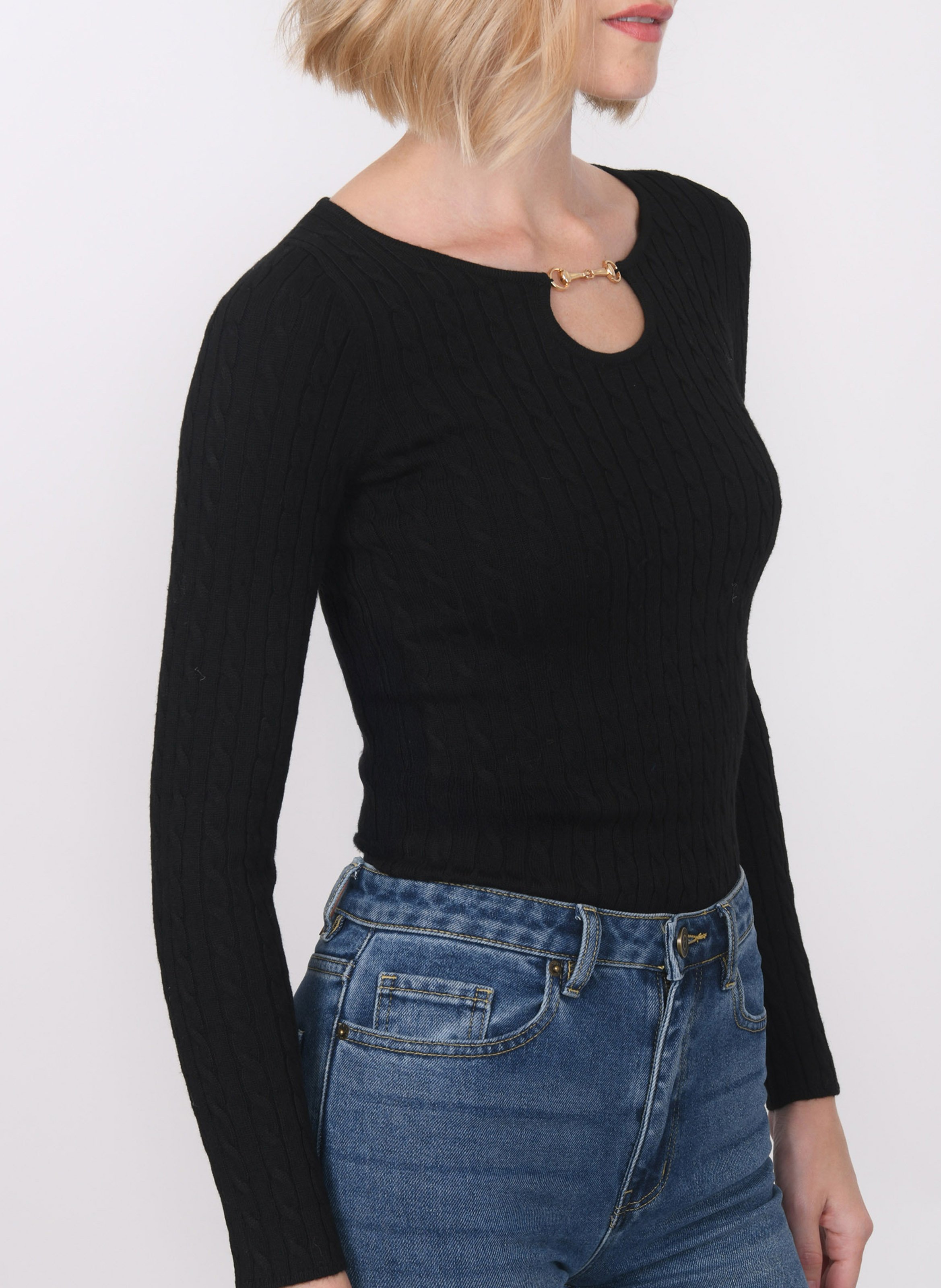 Pull col bateau  KOOKAI Noir