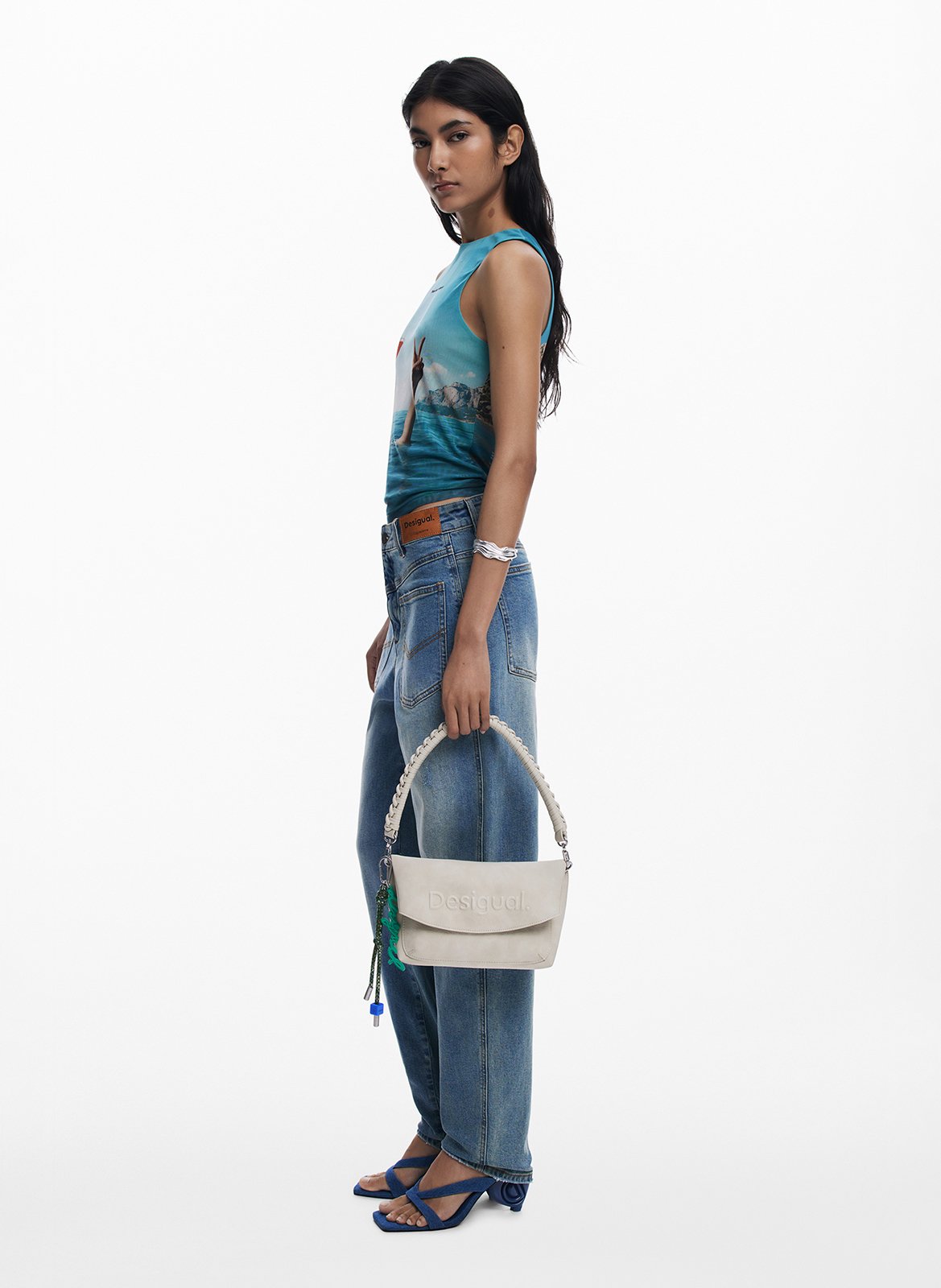 Kunstleder-Handtasche DESIGUAL Braun