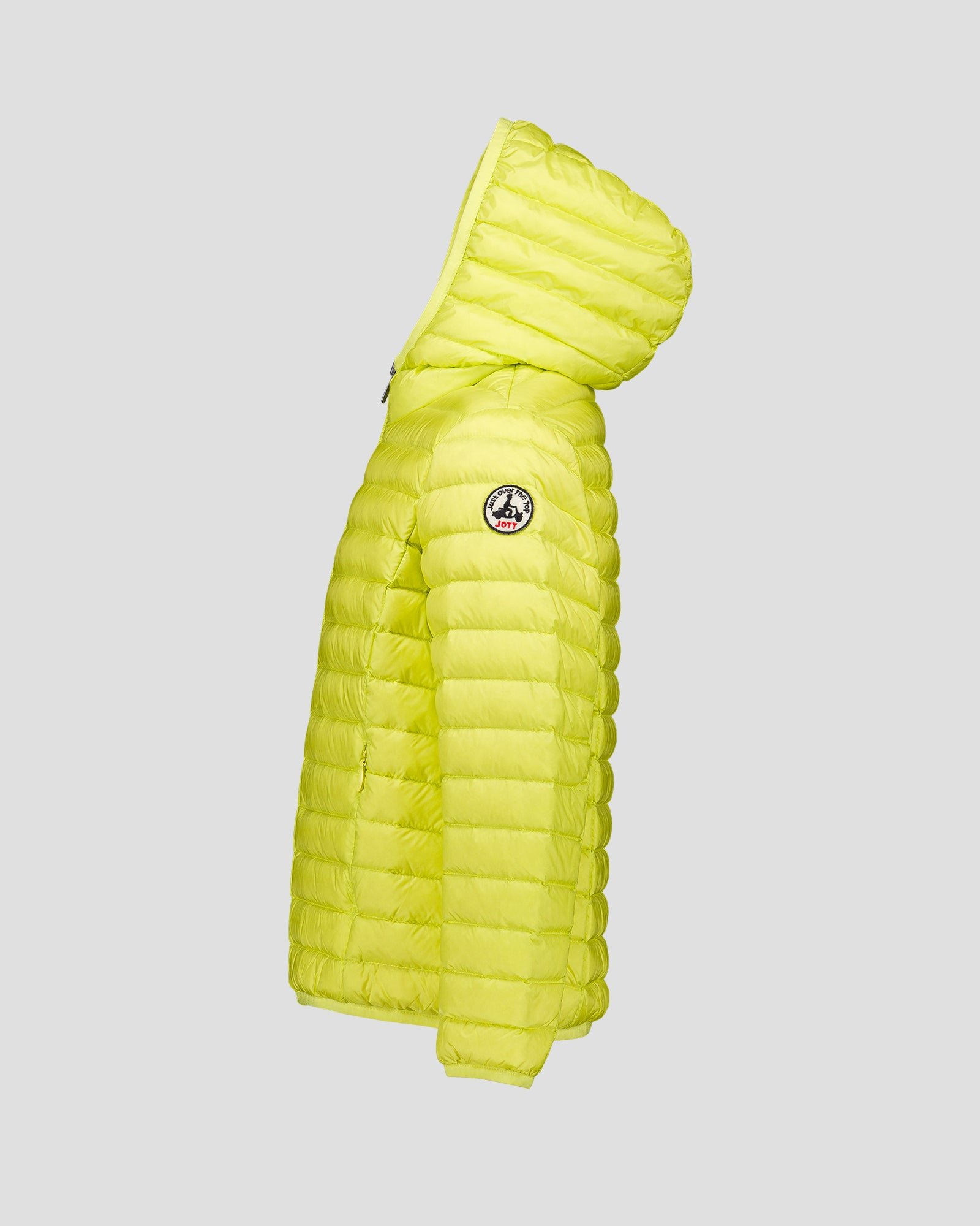 Hugo lightweight hooded child's puffer coat JOTT Yellow