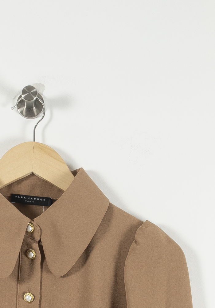 Blouse TARA JARMON - Seconde Main Beige