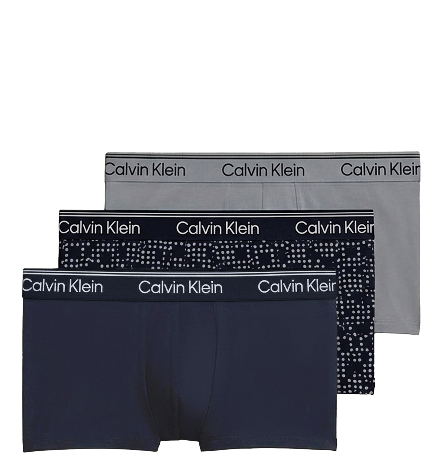 Set van 3 boxershorts CALVIN KLEIN UNDERWEAR Blauw